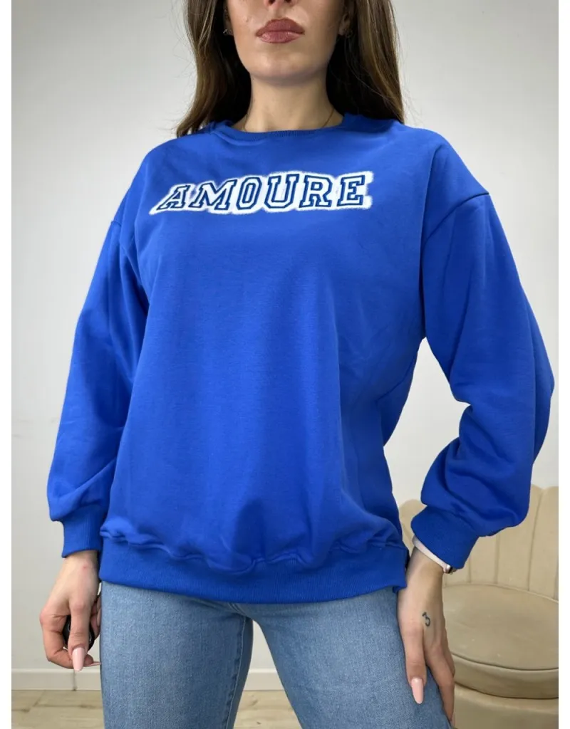 FELPA AMOUR BLU