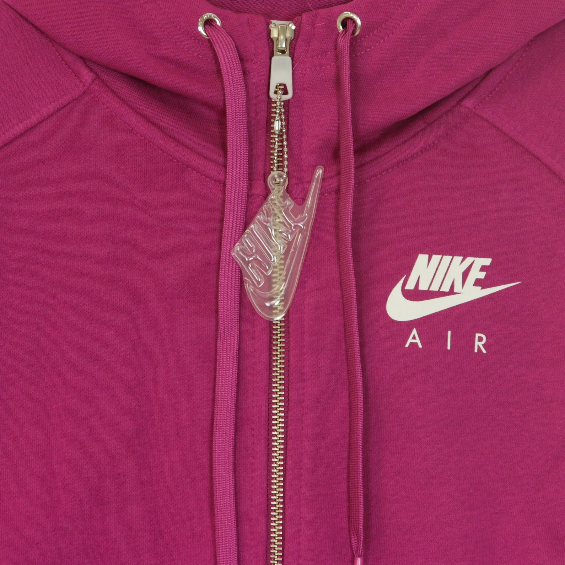 Felpa Cappuccio Zip Donna Sportswear Air Hoodie Cactus Flower/white