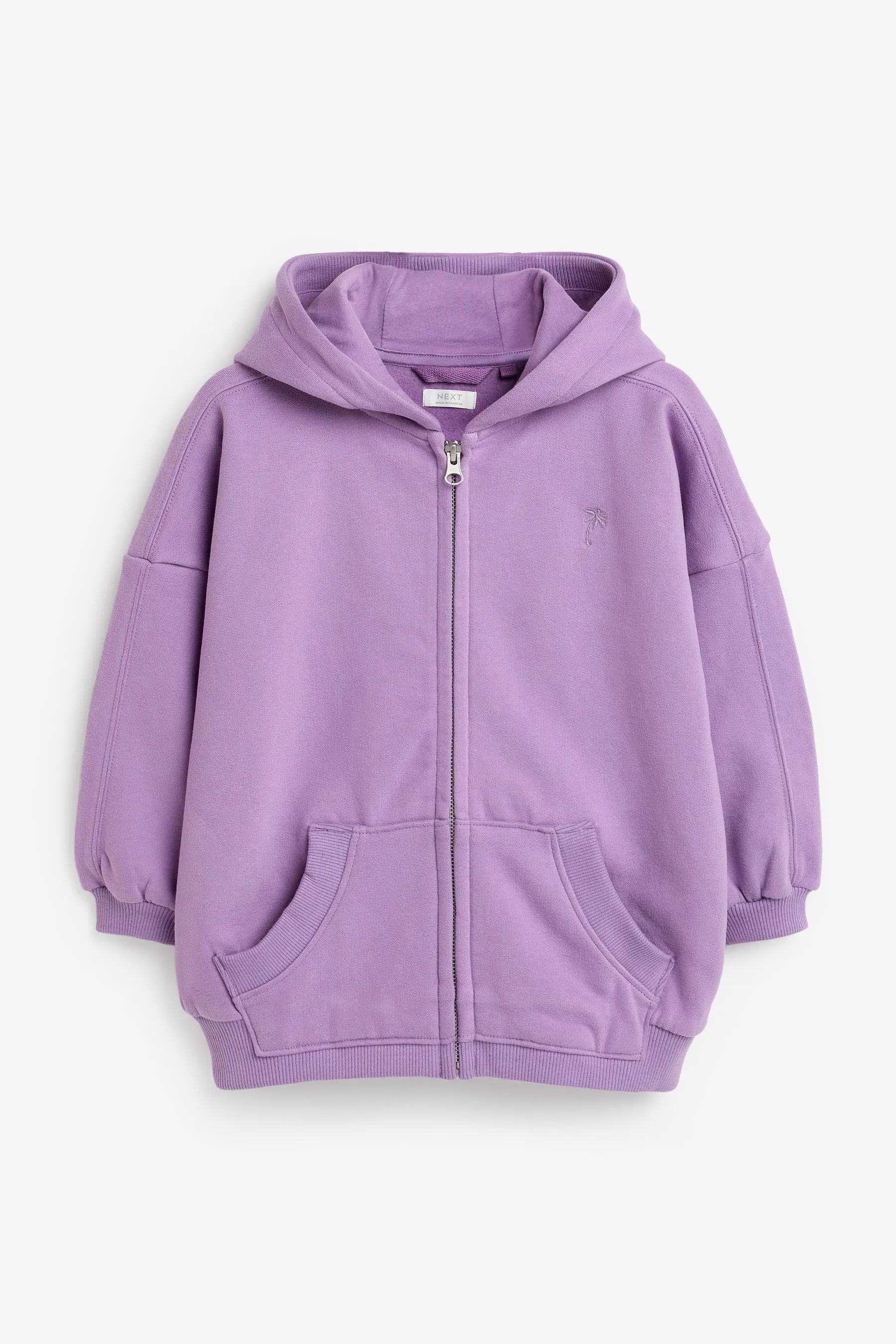 Felpa con cappuccio con zip (3-16anni)    