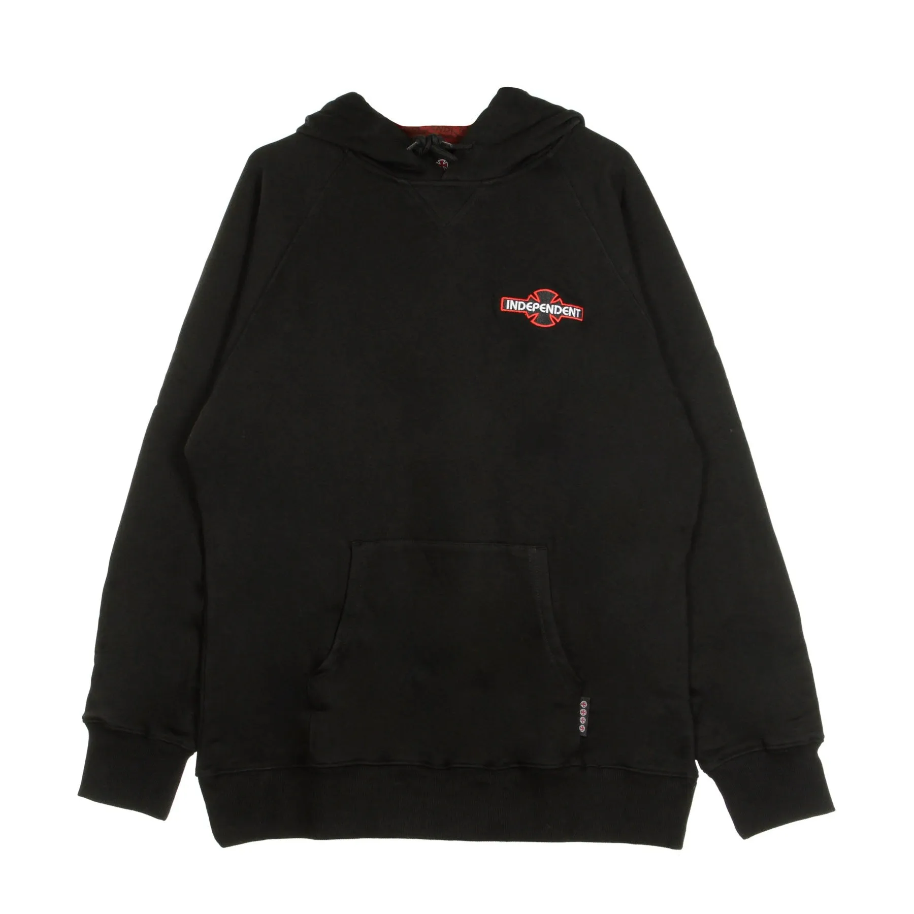 Felpa Leggera Cappuccio Uomo Array Raglan Hood Black