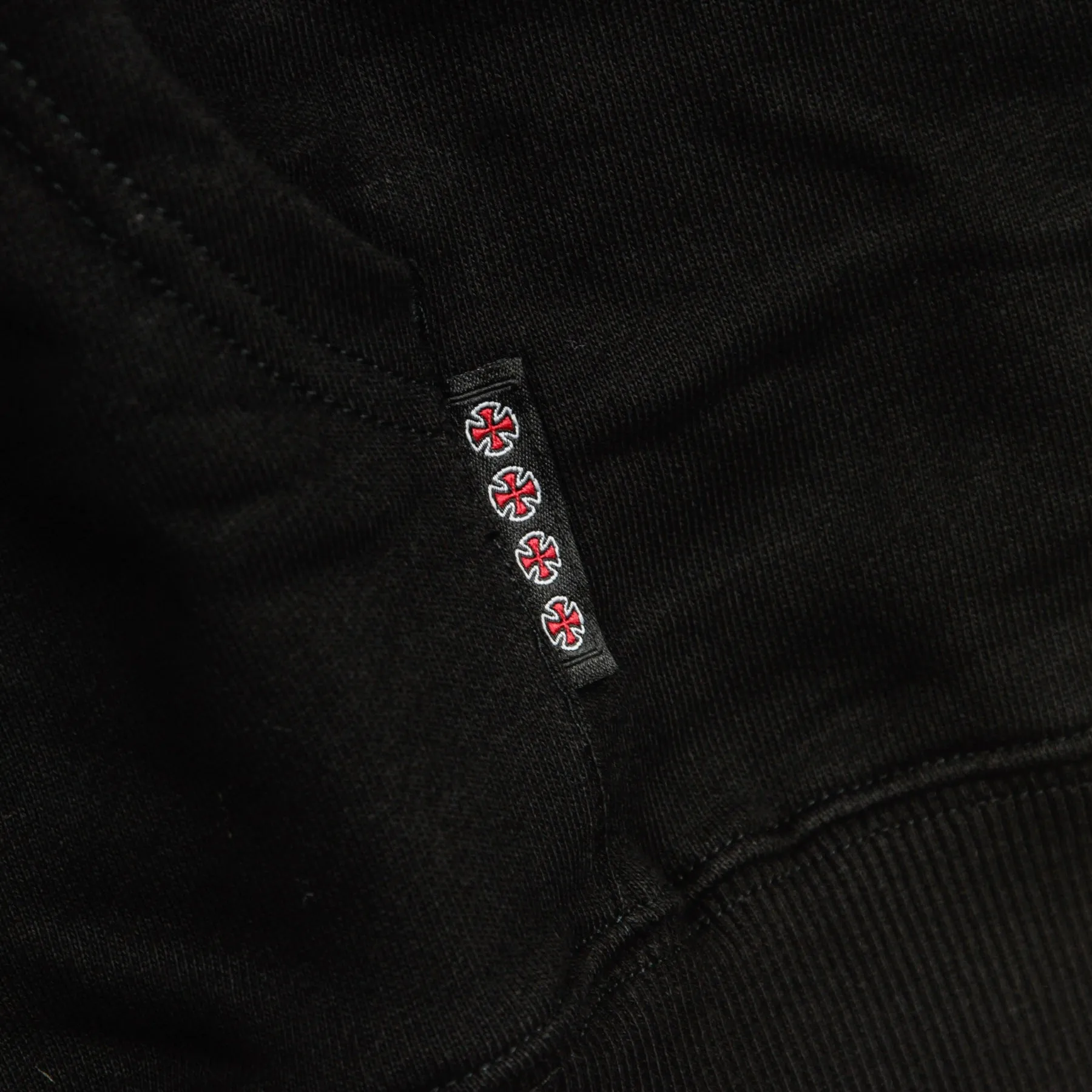 Felpa Leggera Cappuccio Uomo Array Raglan Hood Black