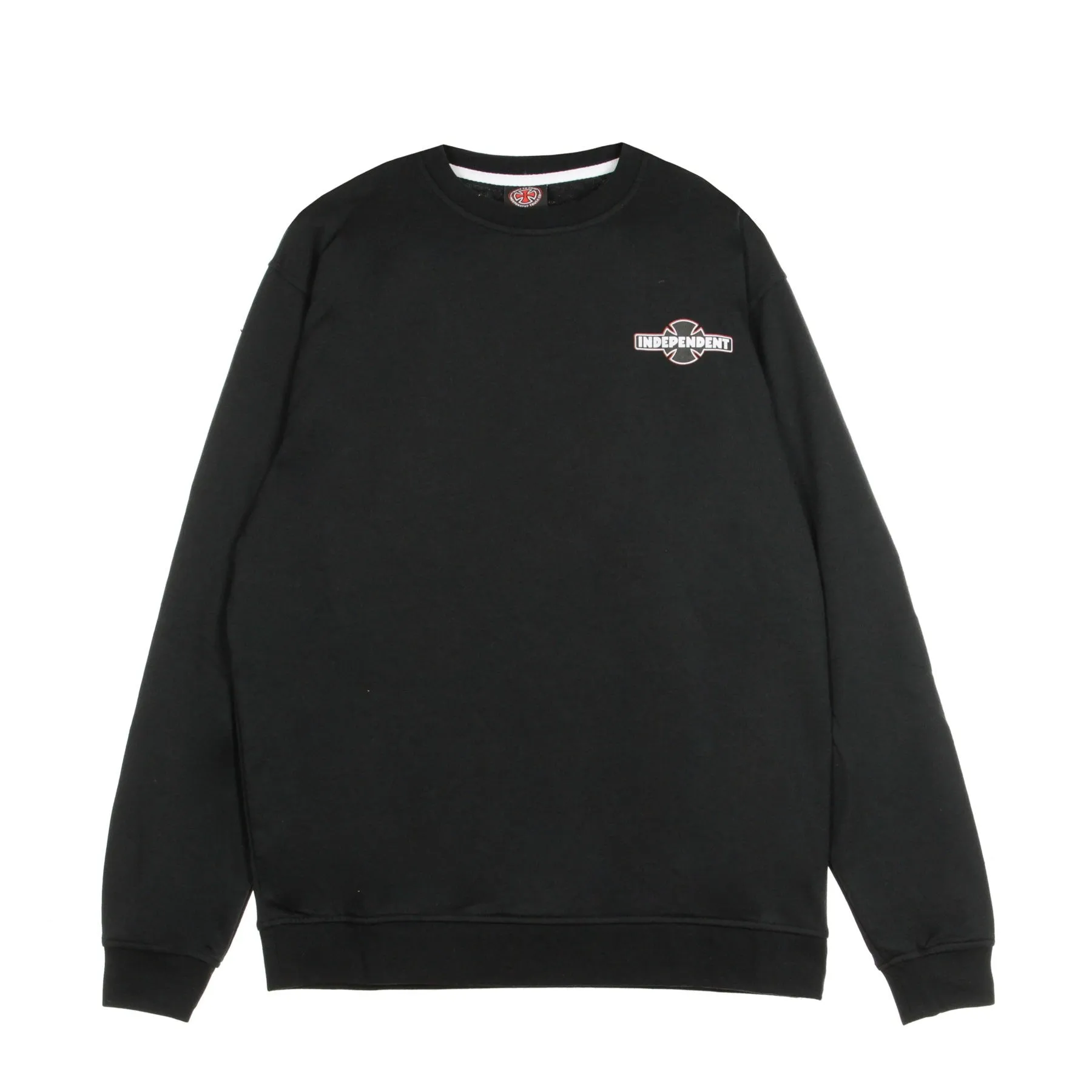 Felpa Leggera Girocollo Uomo Dual Pinline O.g.b.c. Crew Black