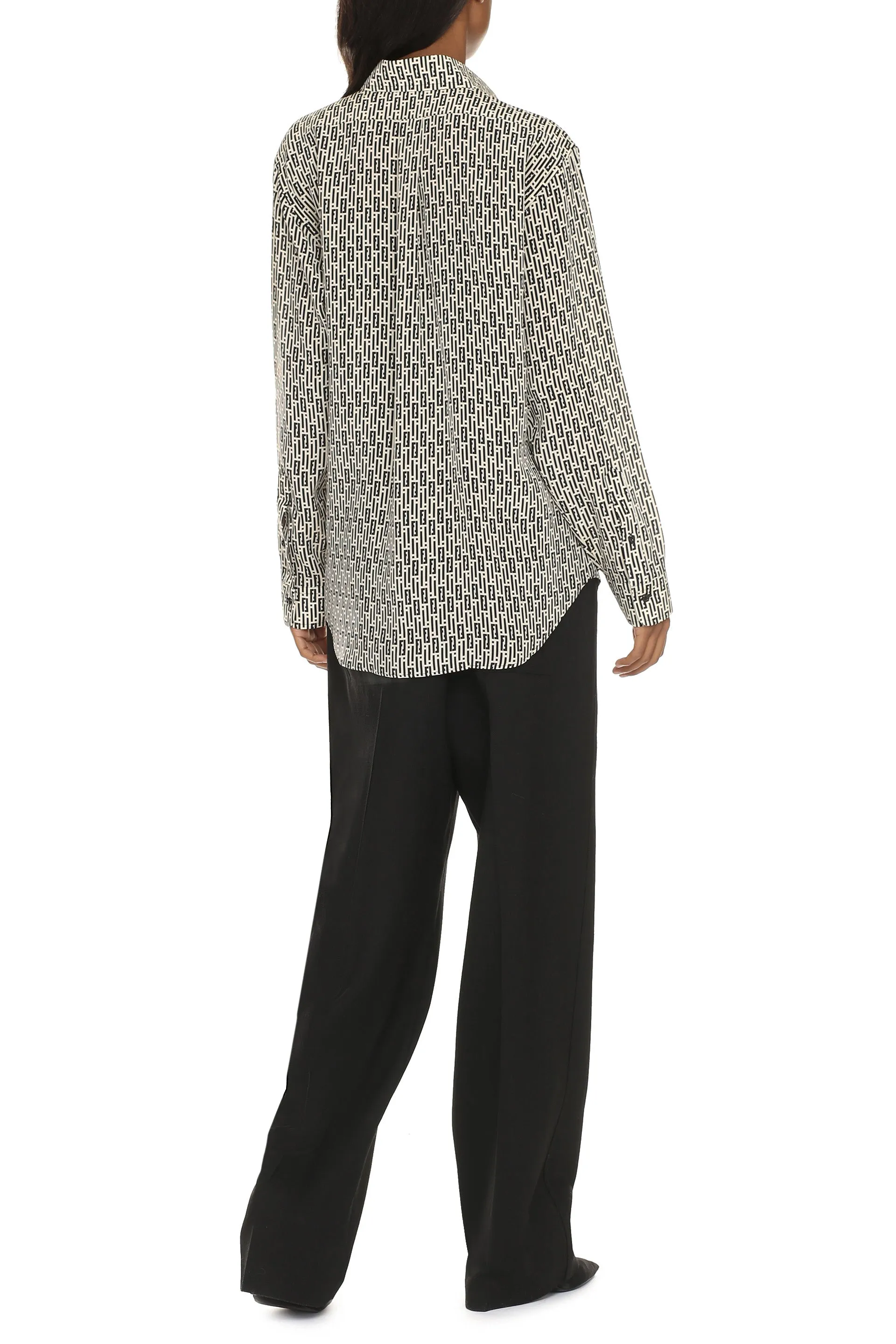 Fendi Friends of Fendi - Camicia in seta stampata
