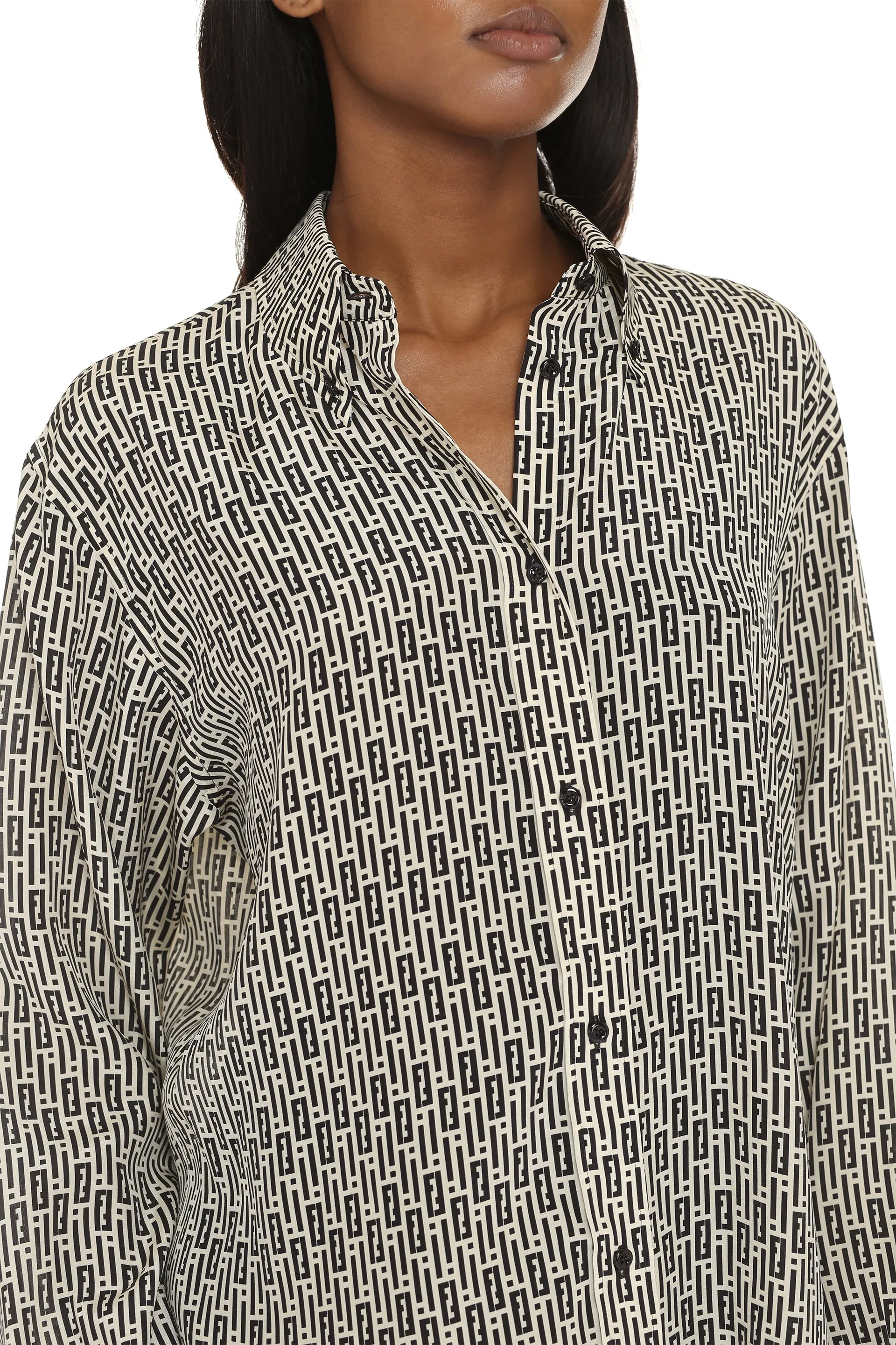 Fendi Friends of Fendi - Camicia in seta stampata