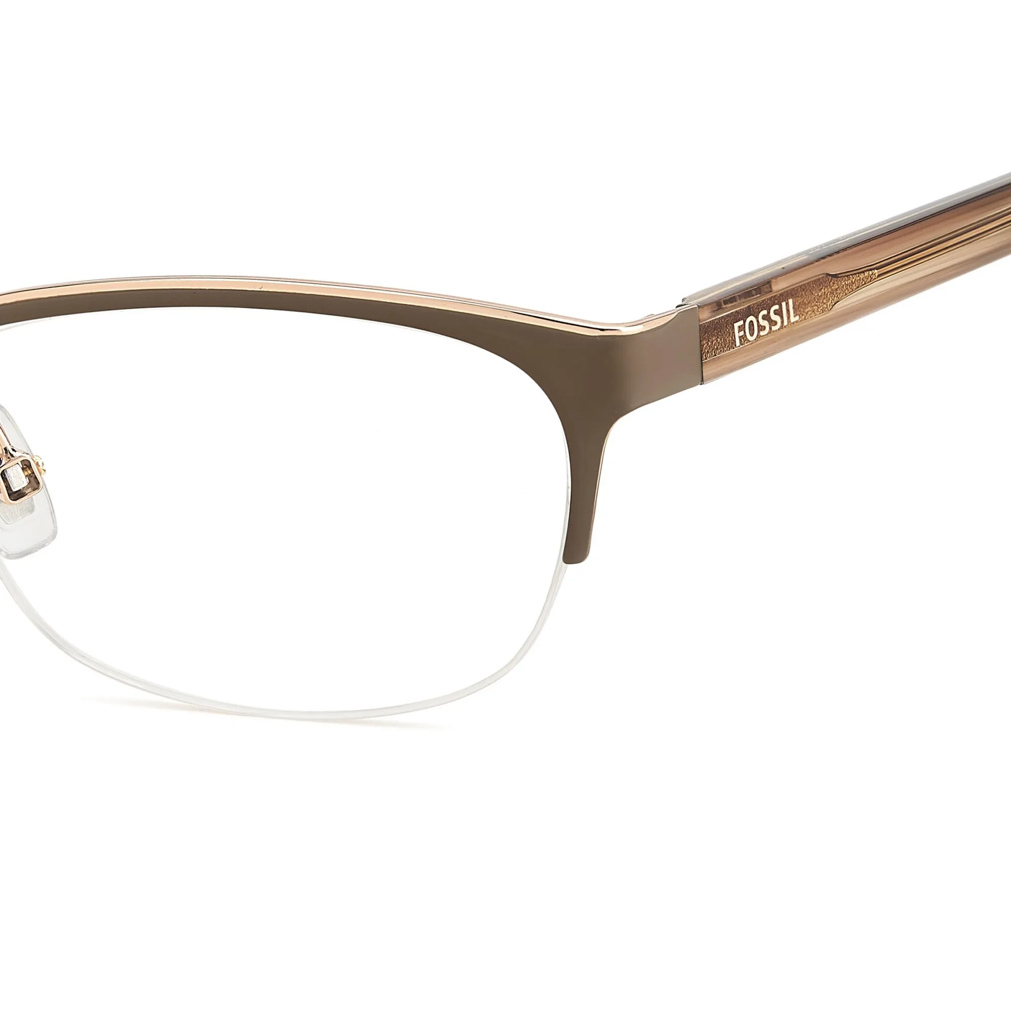   Fossil FOS 7171/G - TUI Marrone Chiaro | Occhiale Da Vista Donna 