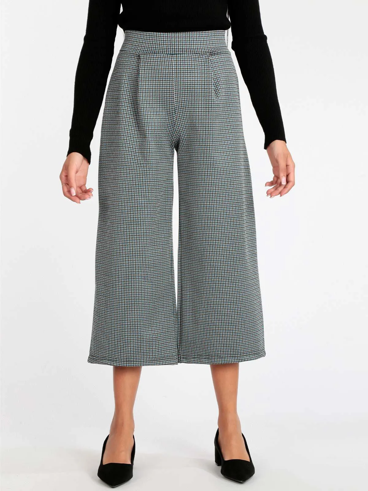 Frenetika Jupe-culotte femme taille haute