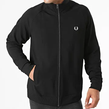 Giacca con zip a nastro nascosta J2553 Nero