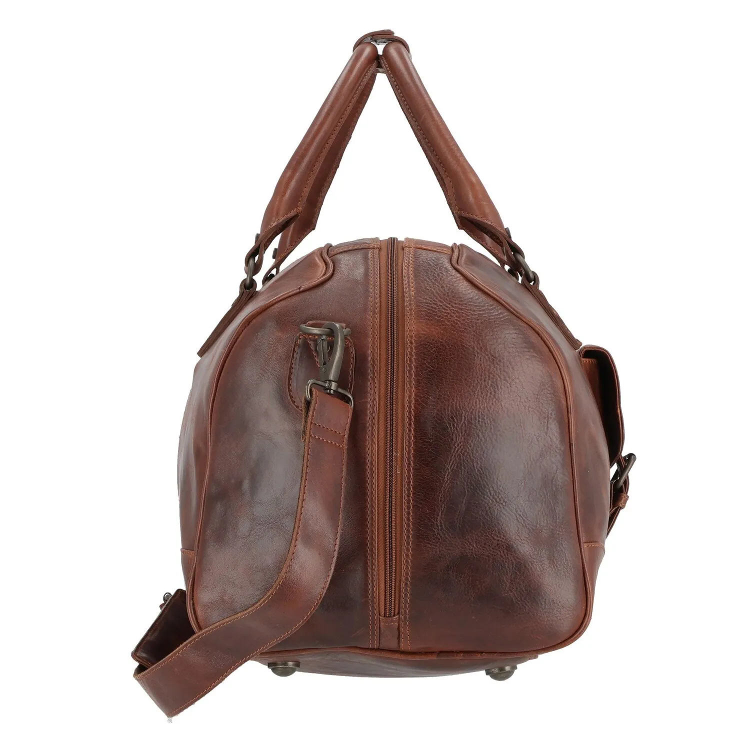 Greenburry Rugged Borsa da viaggio Weekender Pelle 48 cm