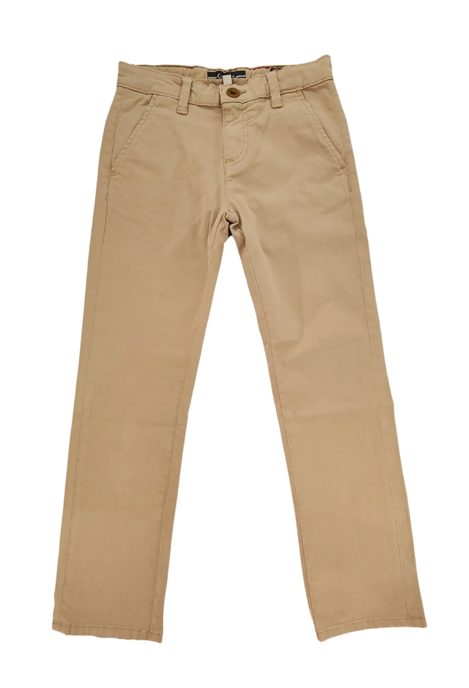 GUESS kids  pantaloni in cotone beige