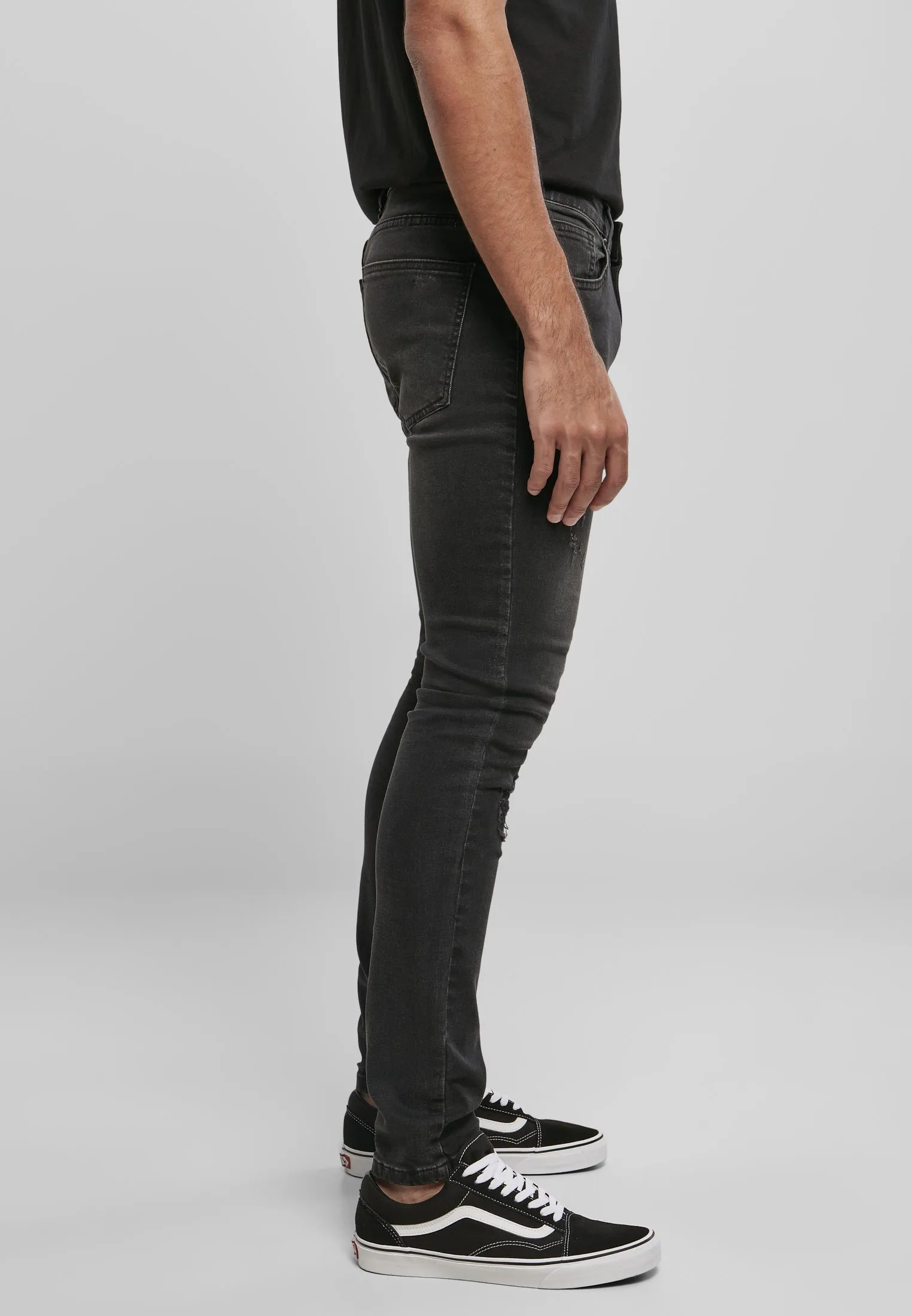 HEAVY DESTROYED SLIM FIT JEANS - Jeans slim fit