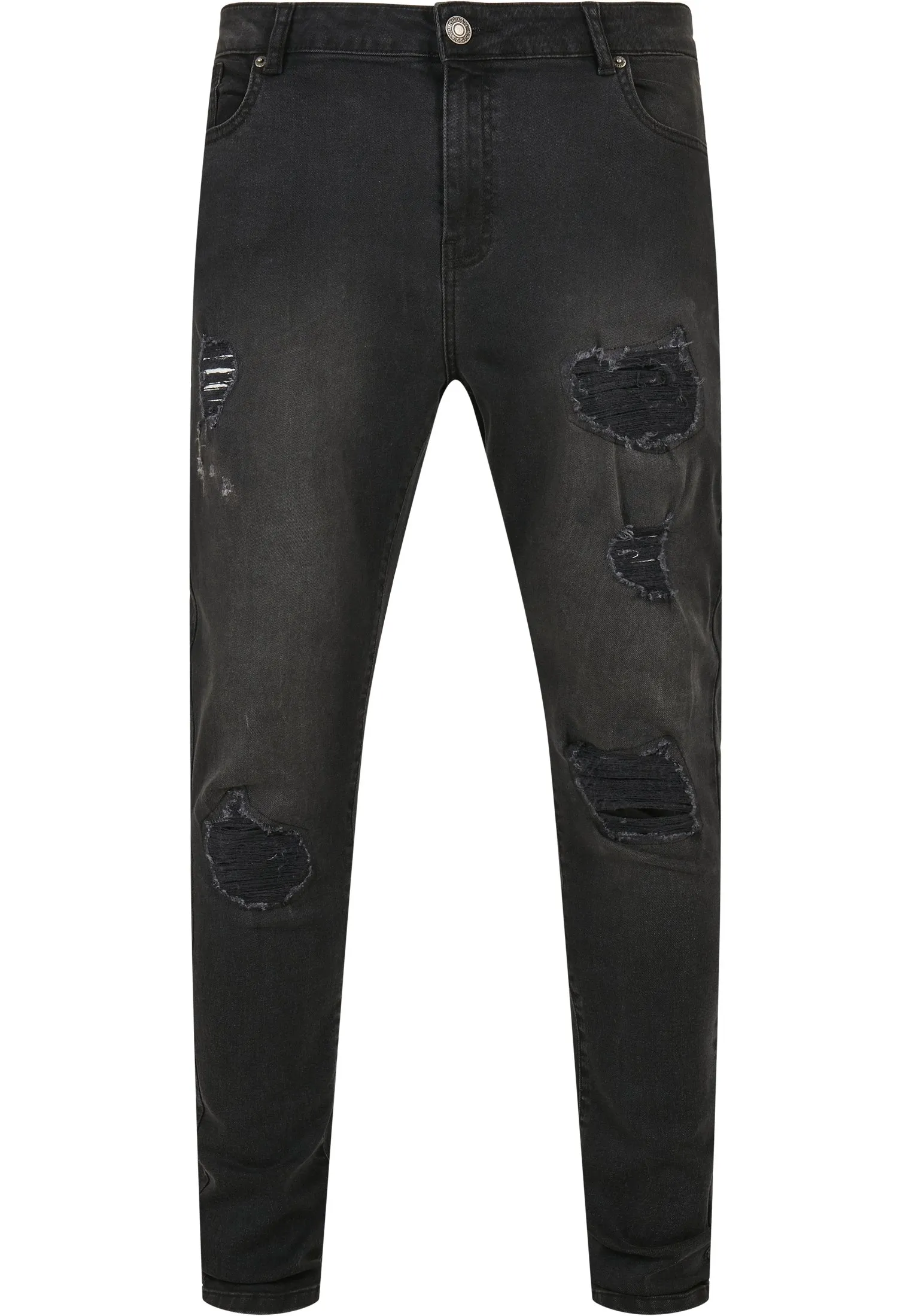 HEAVY DESTROYED SLIM FIT JEANS - Jeans slim fit