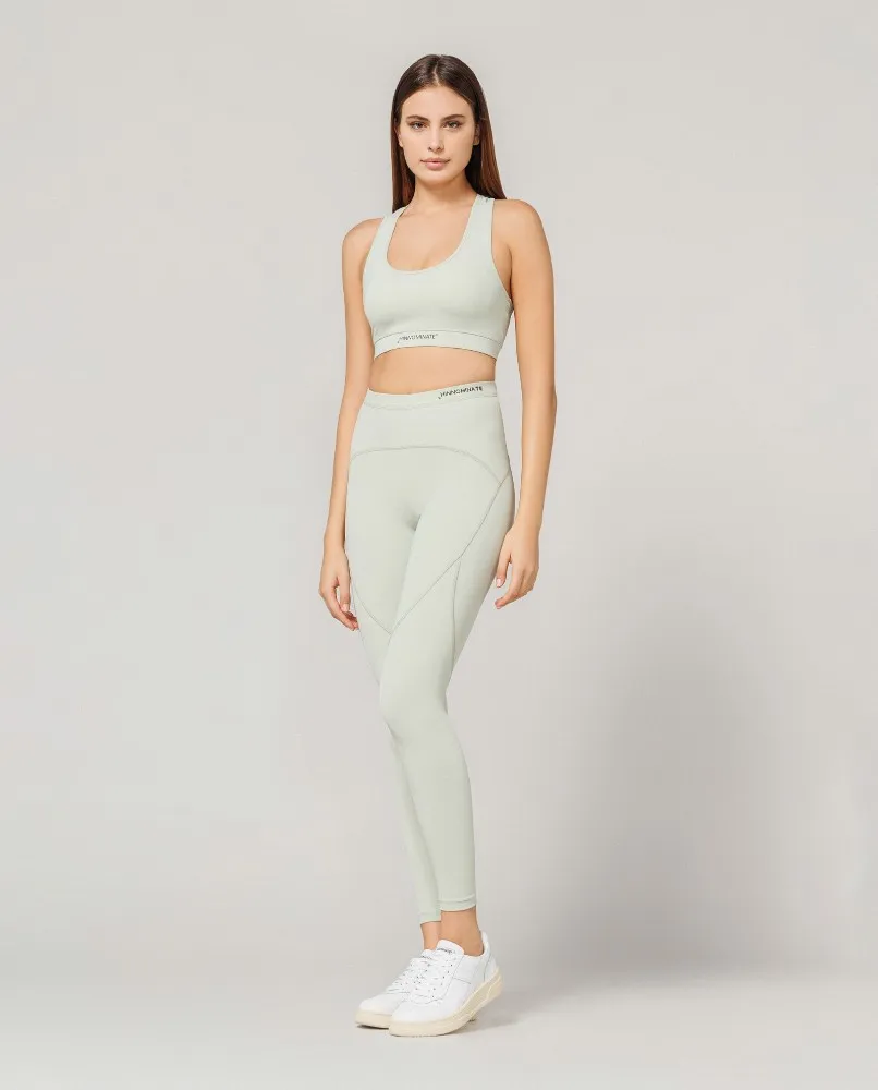 HINNOM – LEGGINGS FITNESS CON CUCITURE IN TONO