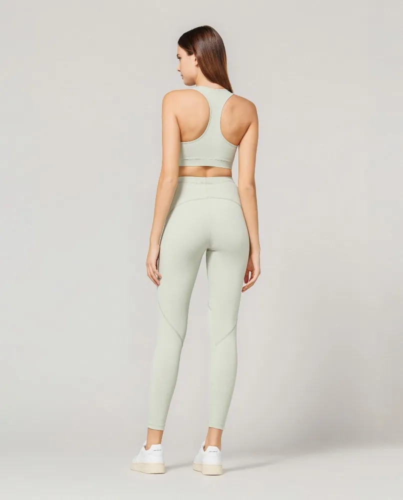 HINNOM – LEGGINGS FITNESS CON CUCITURE IN TONO