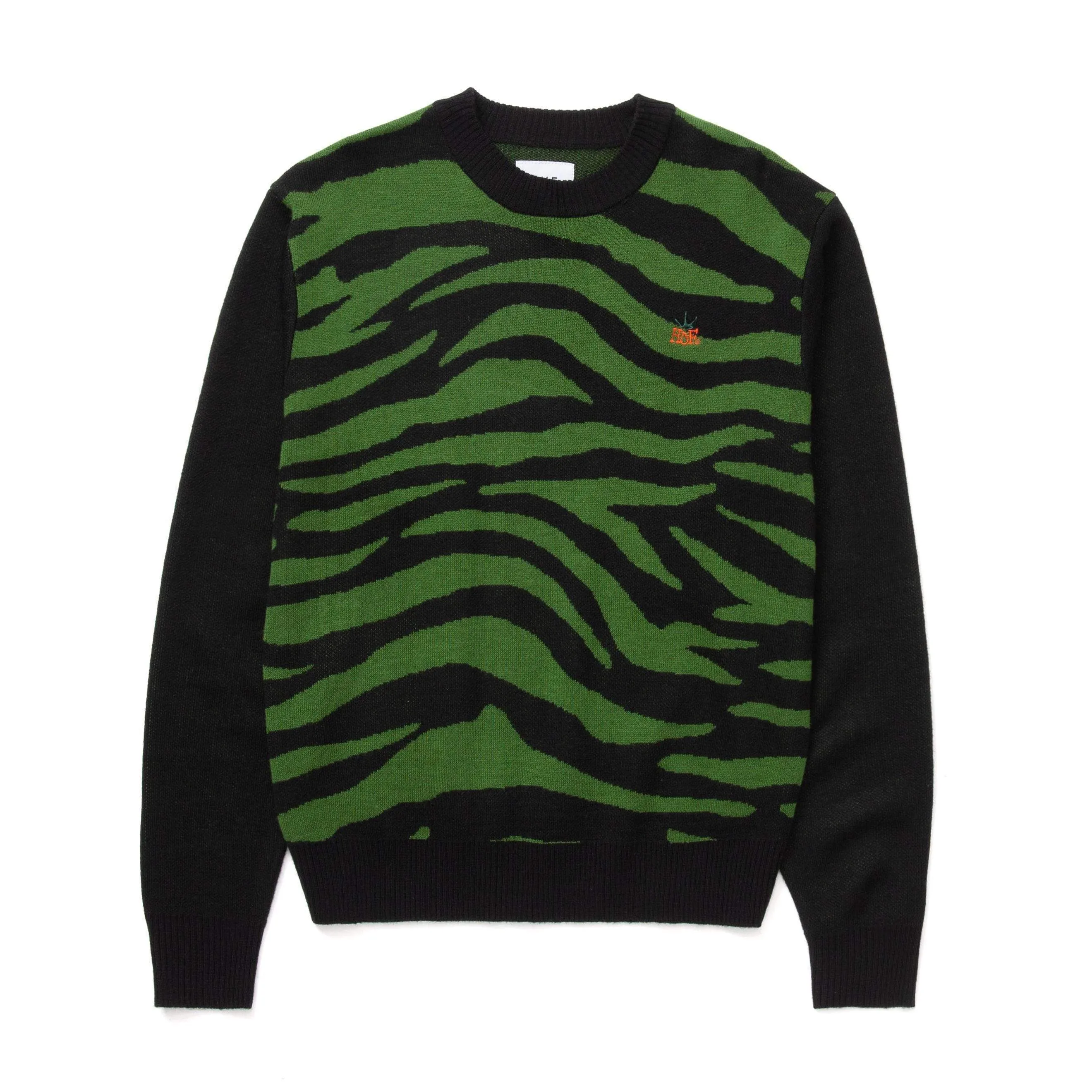 HUF CROWN SWEATER - BLACK