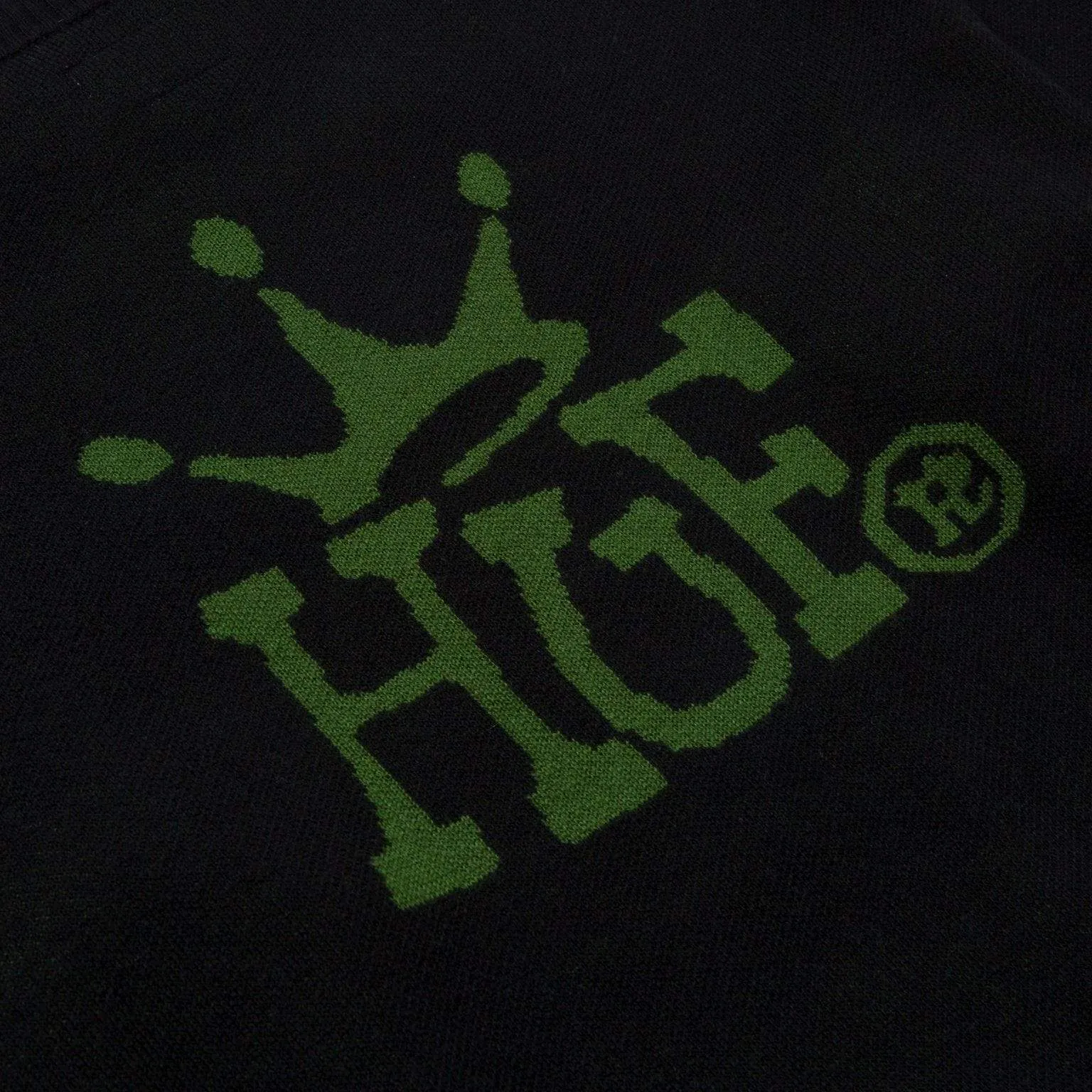 HUF CROWN SWEATER - BLACK