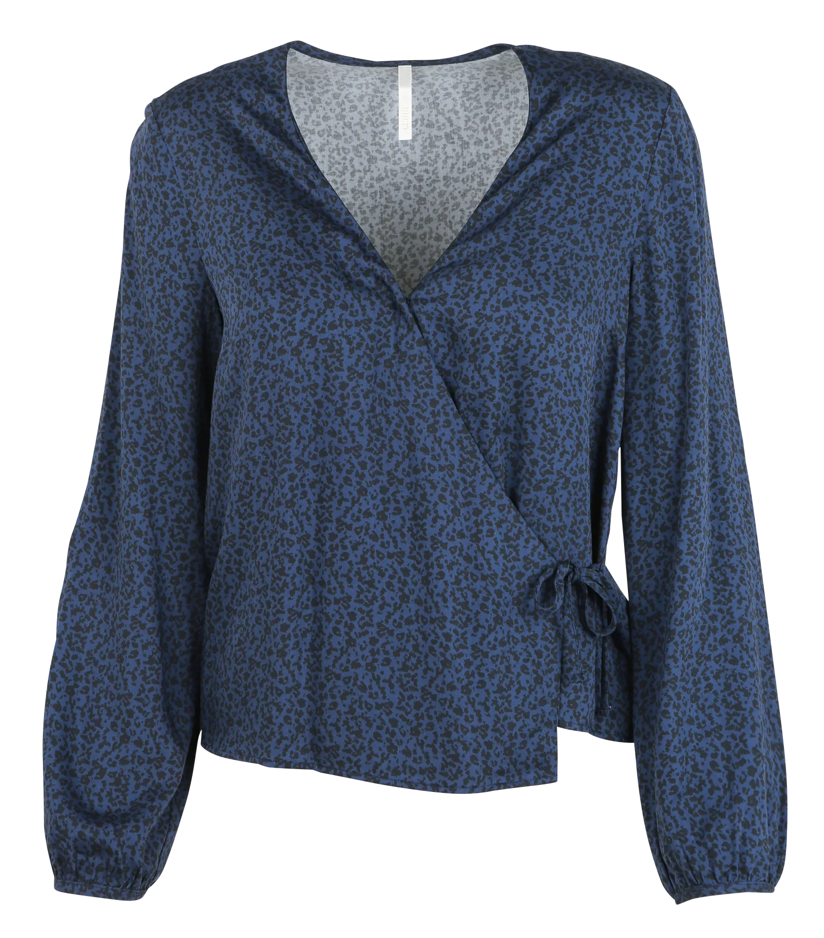  I CODE   Blusa diritta con scollo a V stampata | Blu