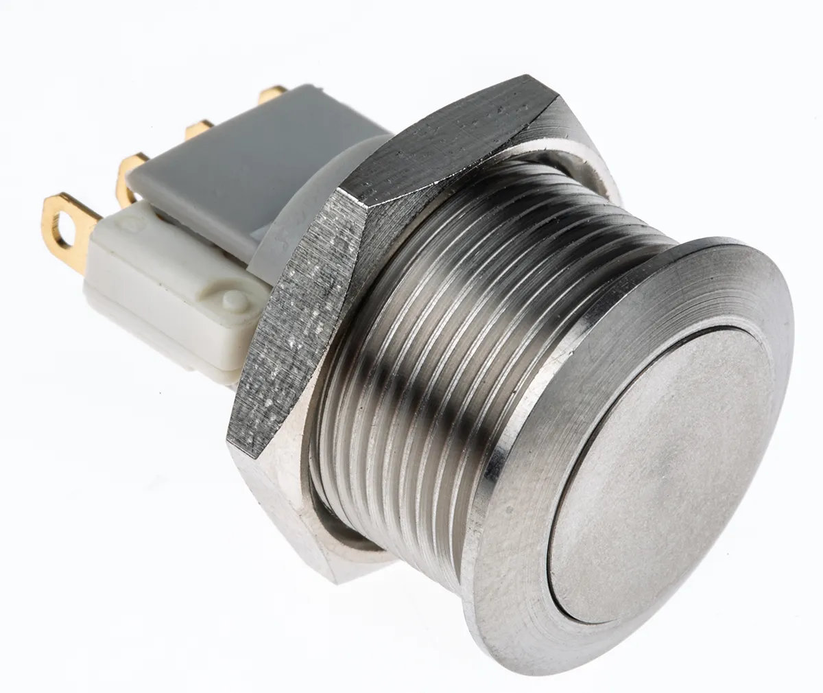 Interruttore a pulsante APEM, Momentaneo, SPDT, , 5 A a 250 V c.a., IP65 Montaggio a pannello