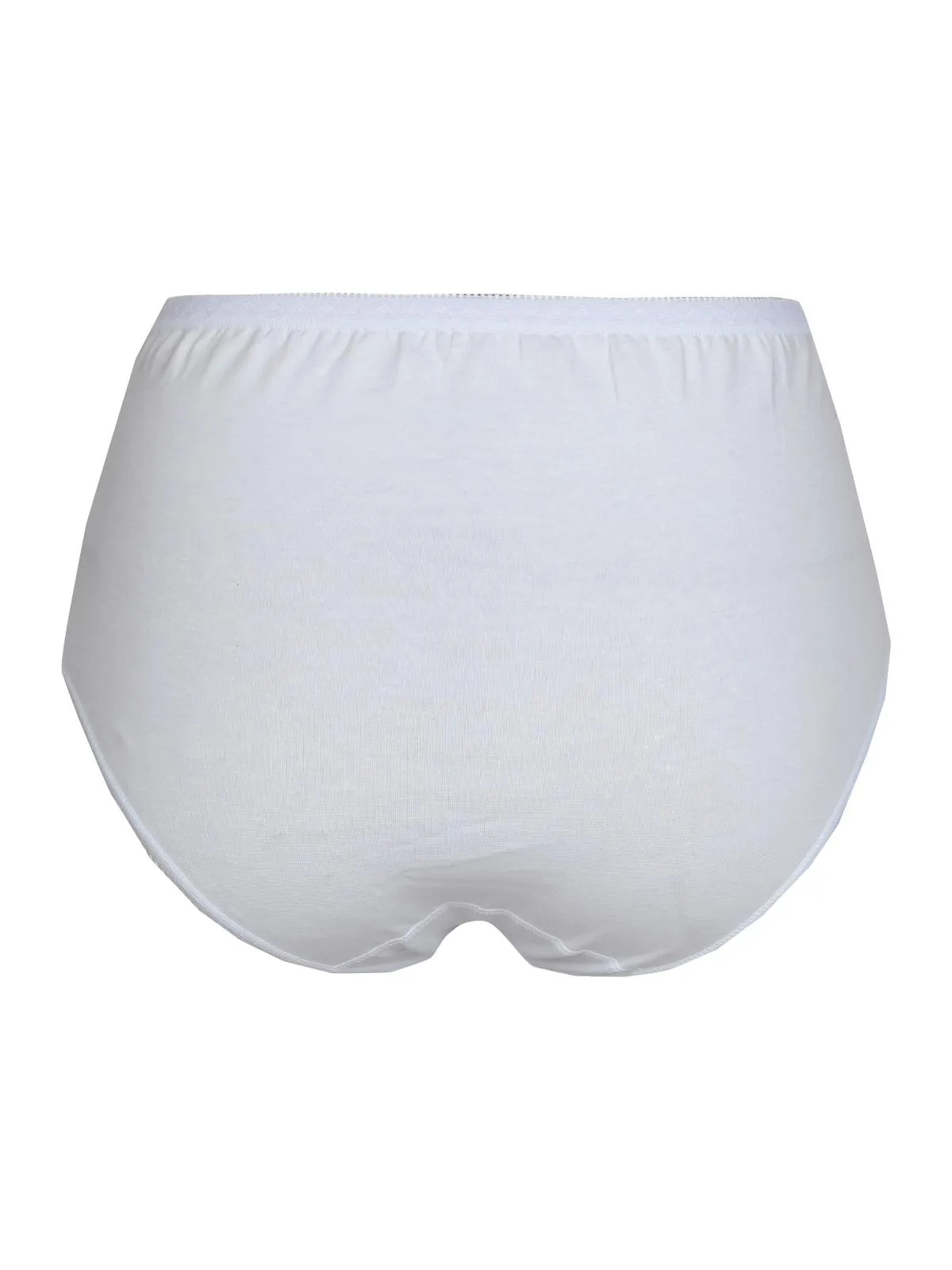 Intimami Jupe-culotte en coton blanc avec dentelle