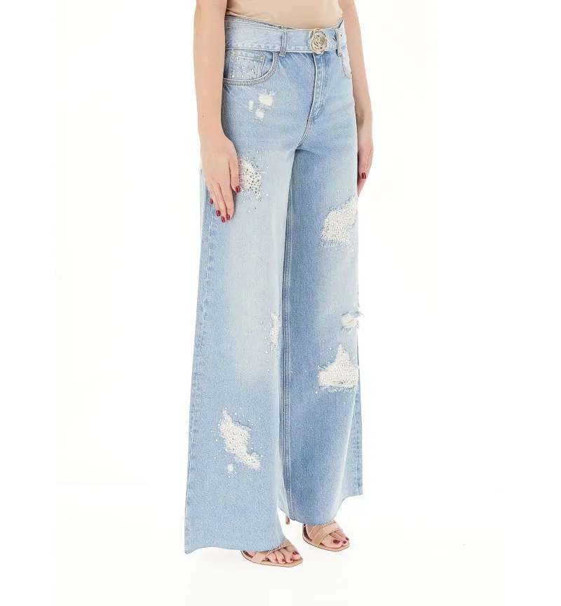Jeans con cintura