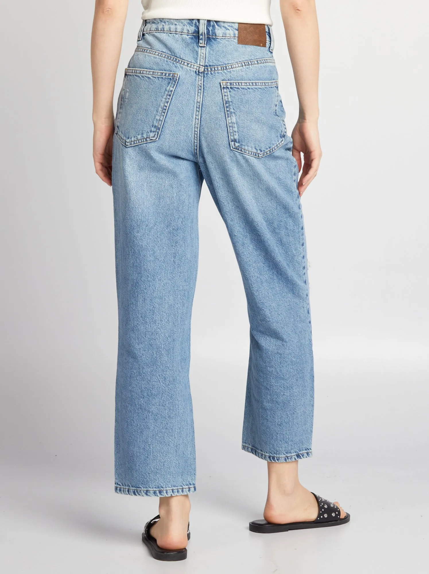 Jeans effetto destroy - BLU