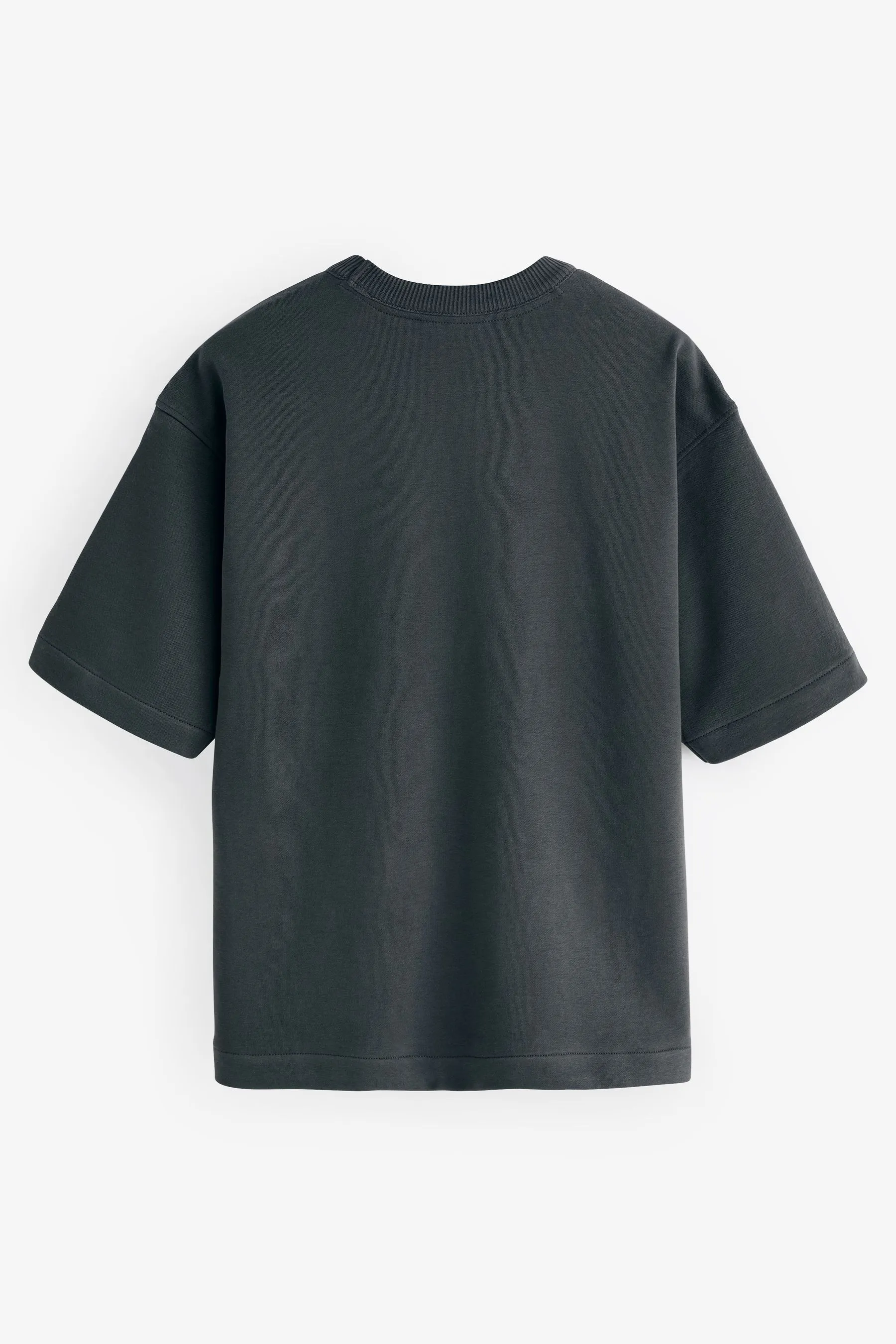Jersey pesante in misto cotone con Manica corta pesante