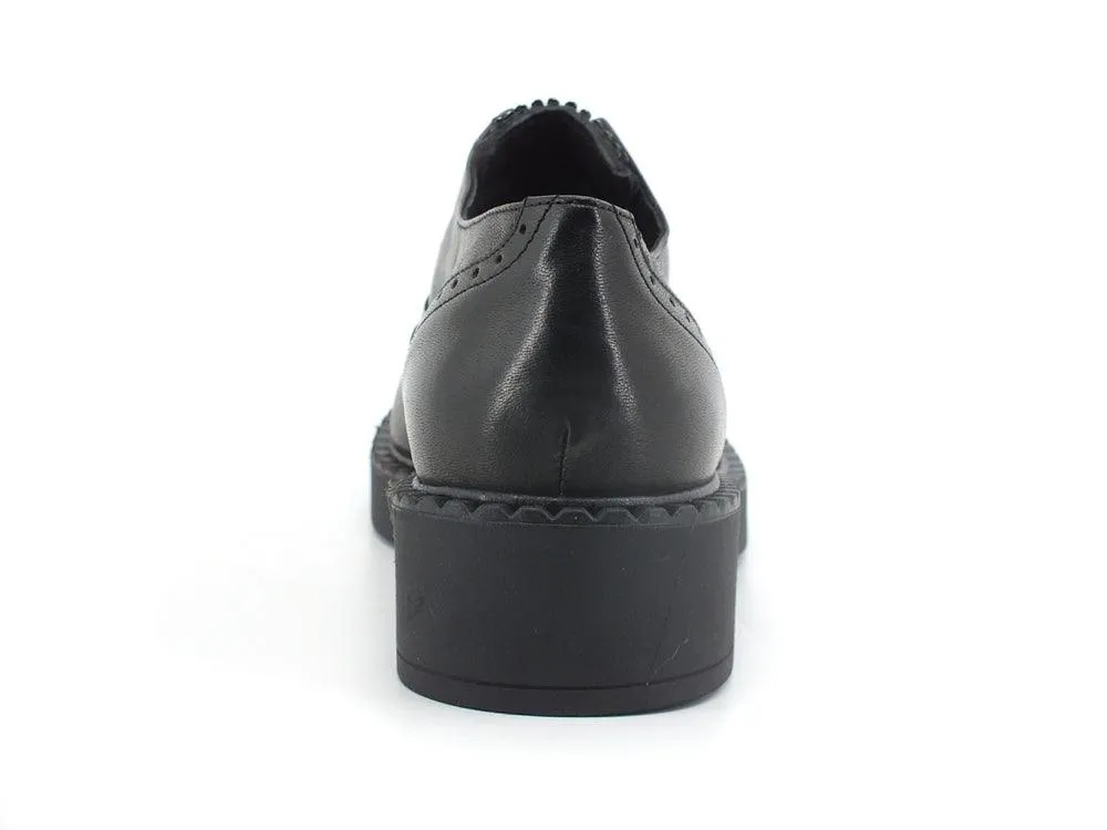 JIUDIT Scarpa Derby Borchiette Strass Nero 2503