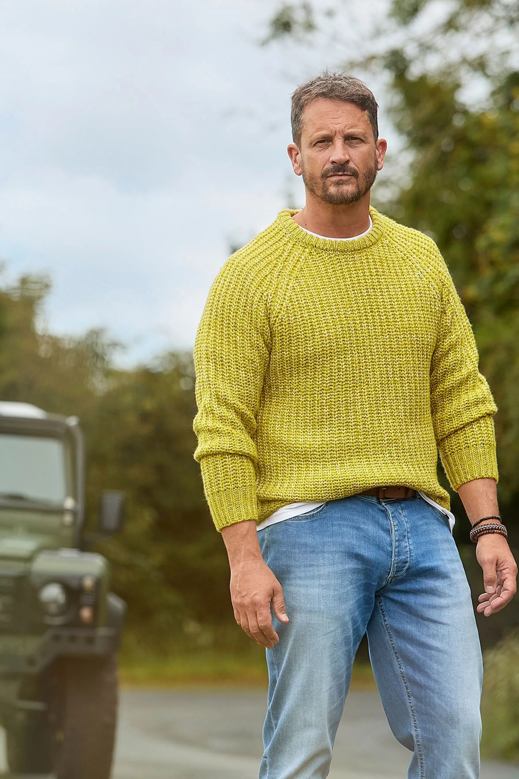 Joe Browns Chunky Knit Crew Neck Fisherman Jumper    