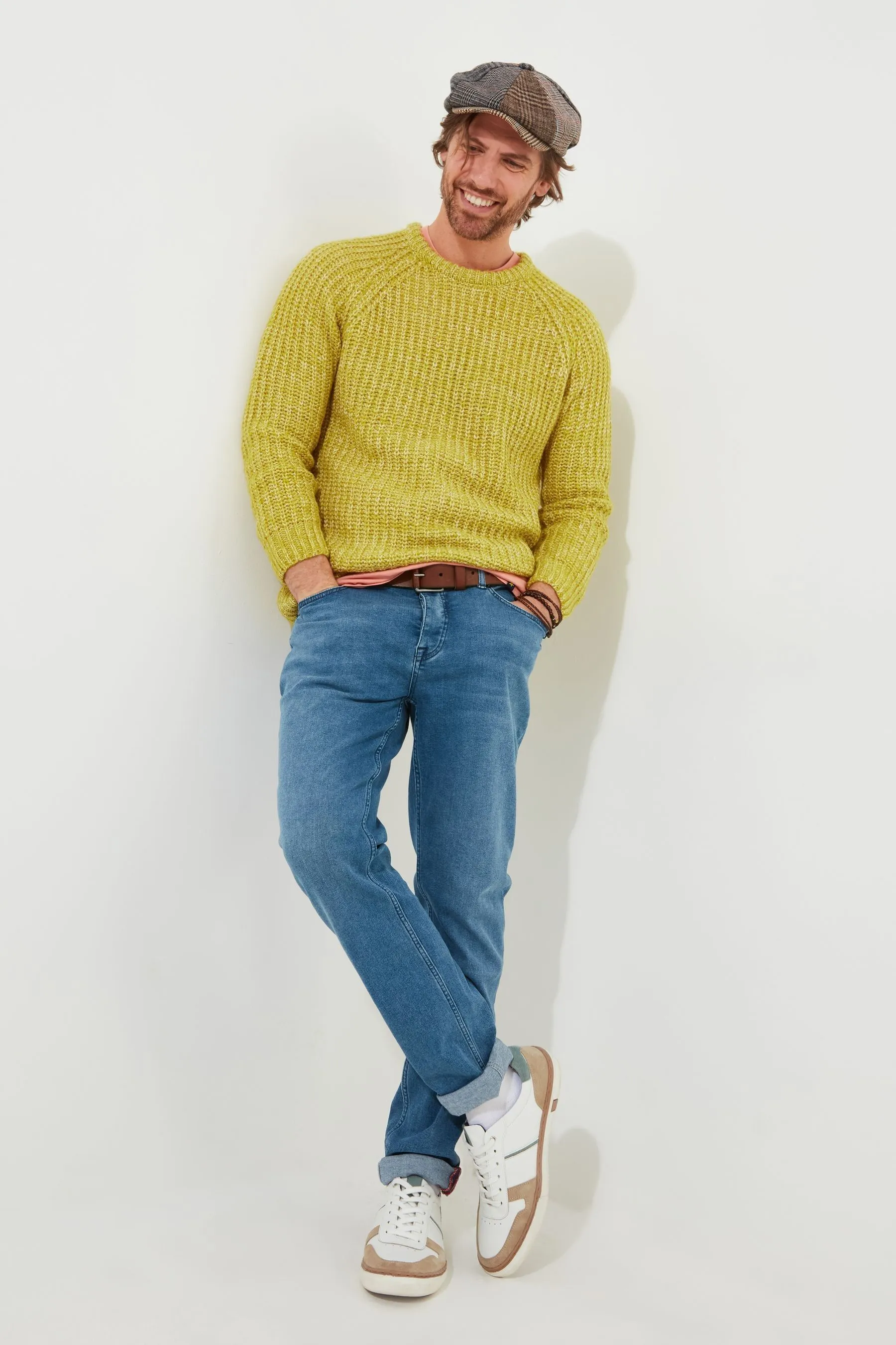 Joe Browns Chunky Knit Crew Neck Fisherman Jumper    