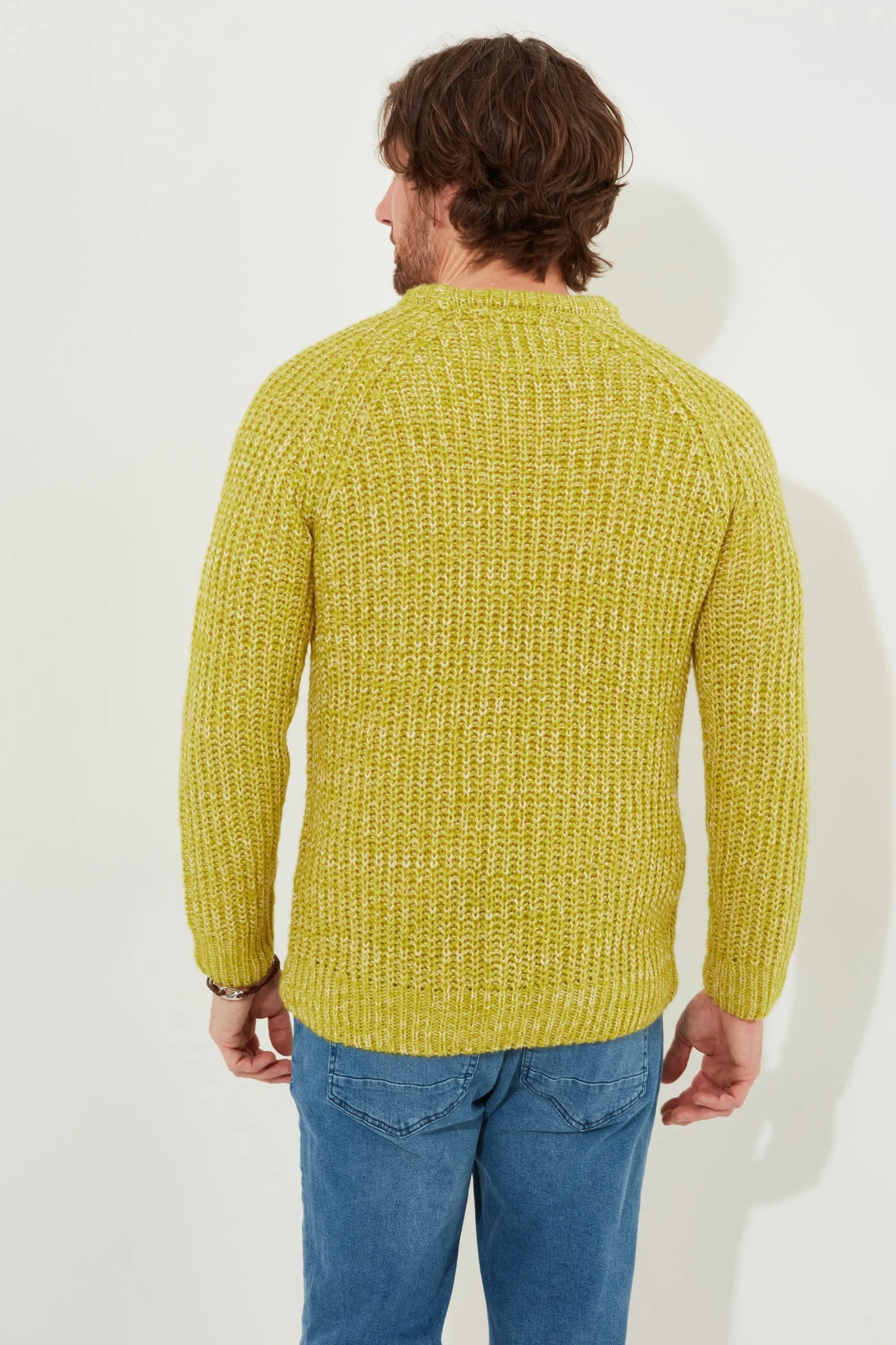 Joe Browns Chunky Knit Crew Neck Fisherman Jumper    