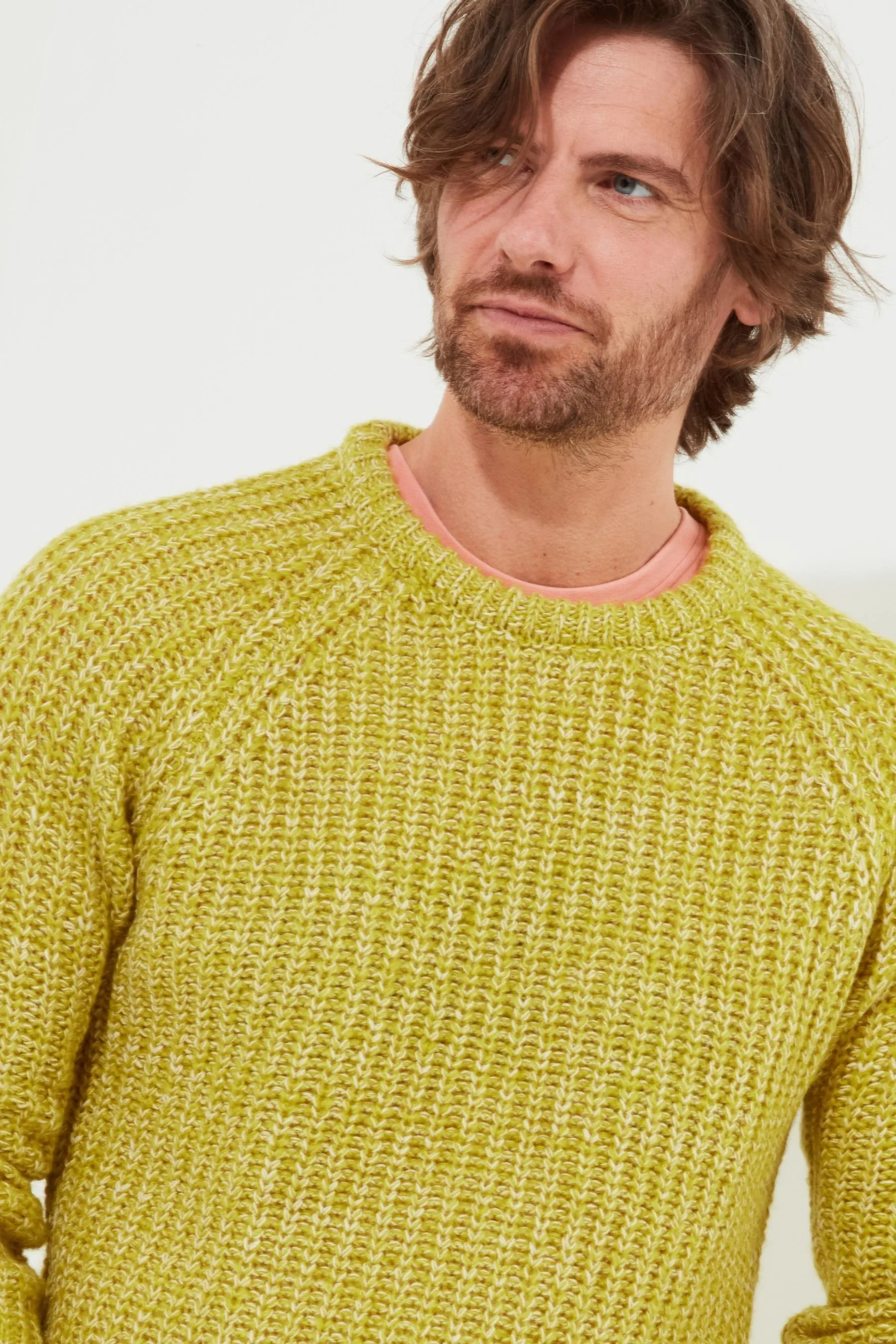 Joe Browns Chunky Knit Crew Neck Fisherman Jumper    