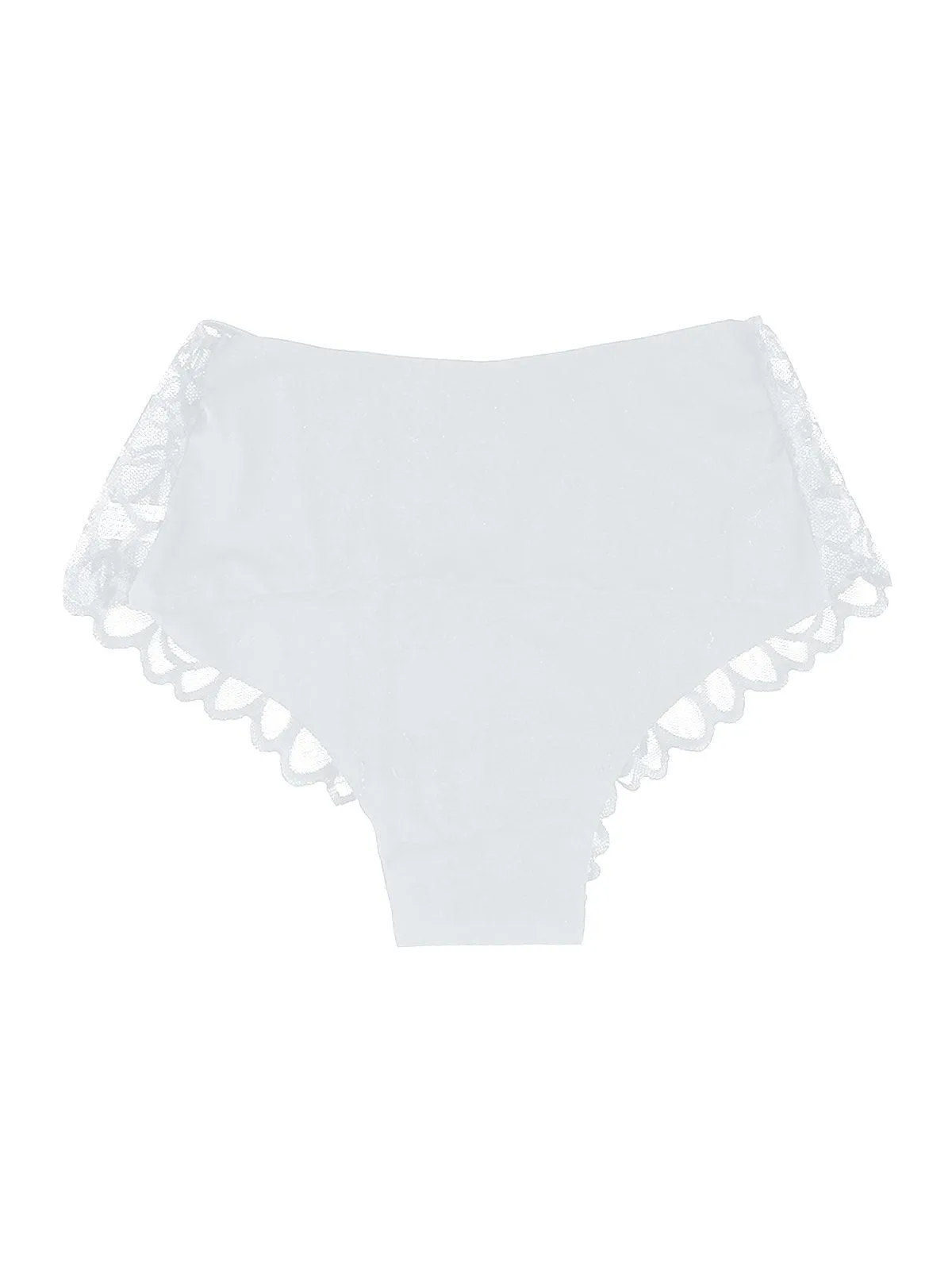 Kissimo Culotte taille haute invisible avec dentelle