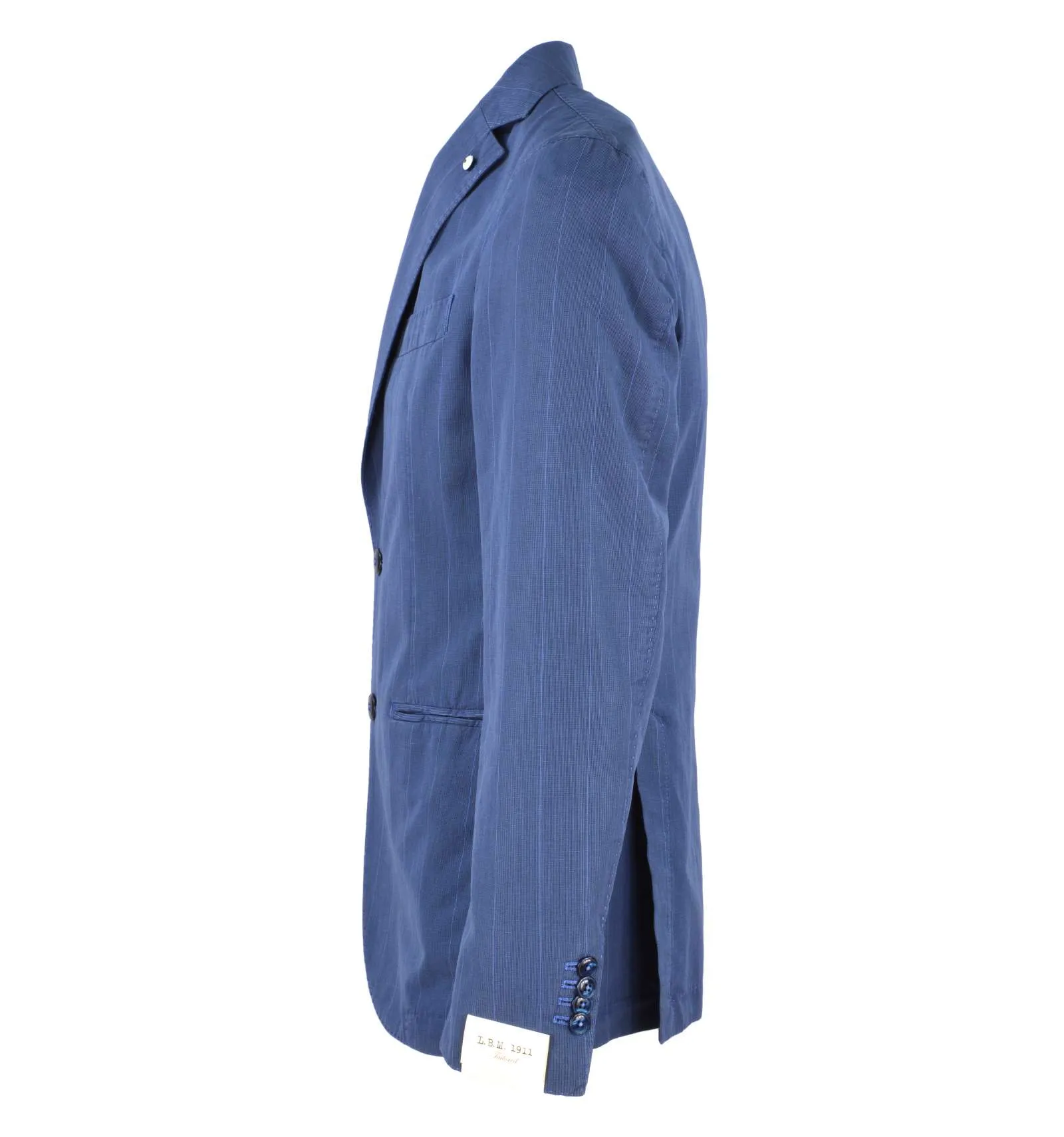L.B.M. 1911 uomo abito estivo azzurro righe slim fit 3875 55754/4