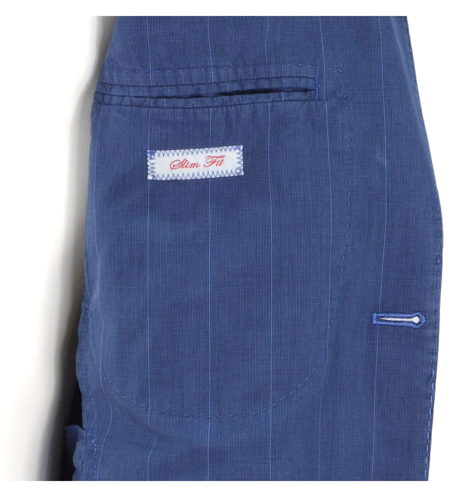 L.B.M. 1911 uomo abito estivo azzurro righe slim fit 3875 55754/4
