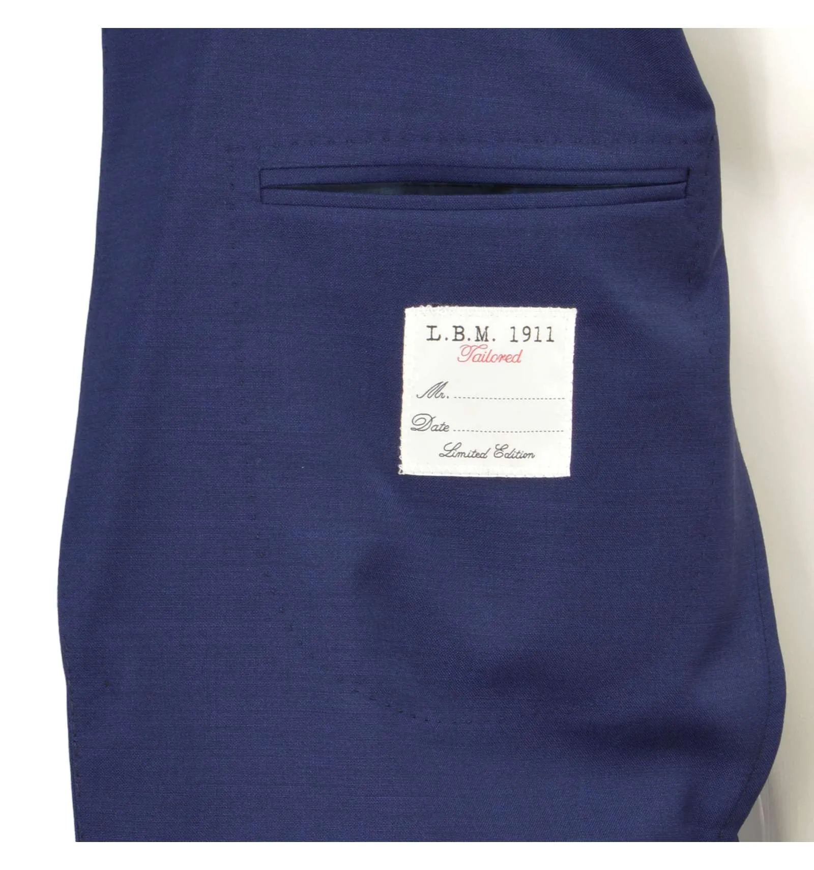L.B.M. 1911 uomo abito monopetto sfoderato blu 3673 34030/3