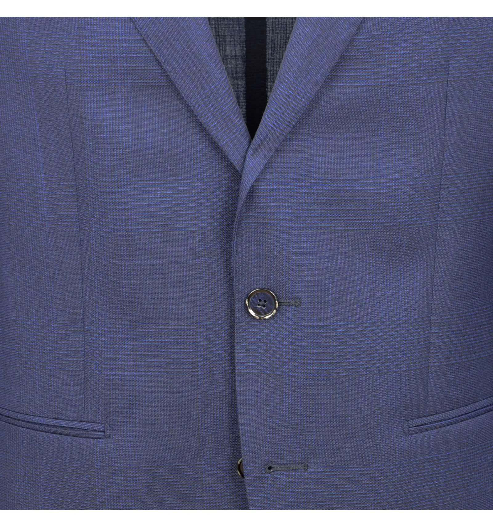 L.B.M. 1911 uomo abito sartoriale monopetto blu Galles 3673 33119/2
