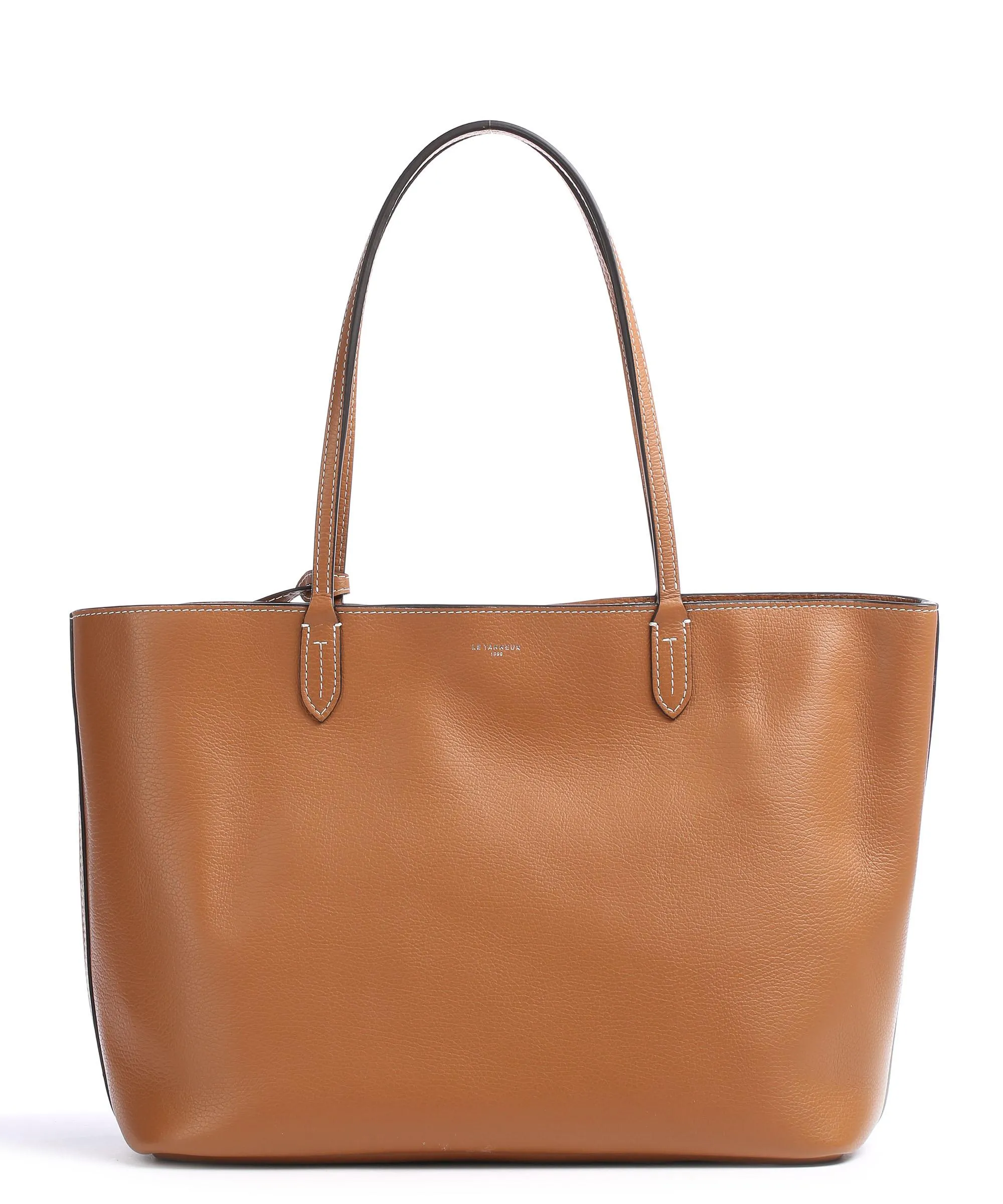  Le Tanneur Louise Borsa shopper pelle granulata tan  