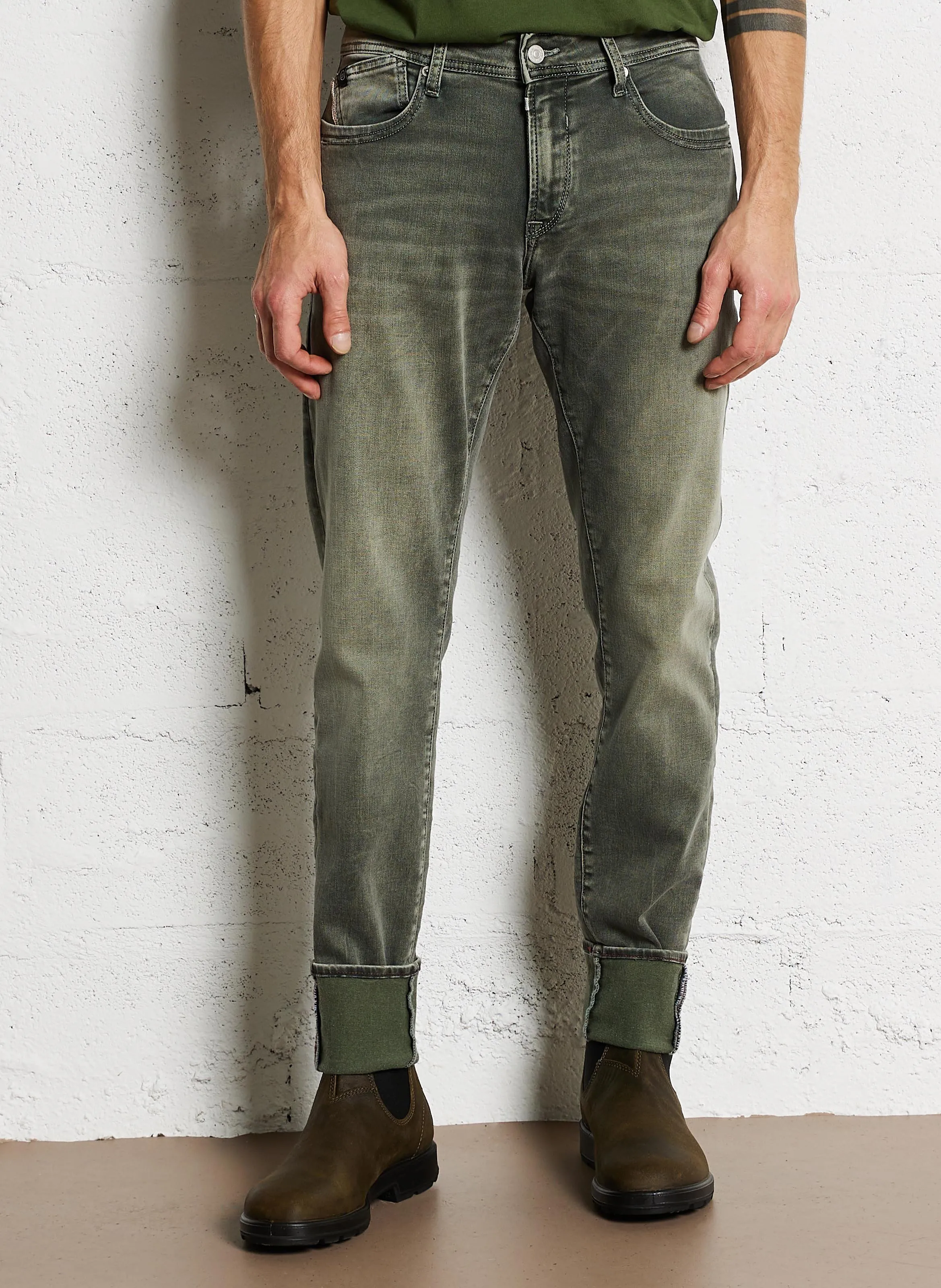  LE TEMPS DES CERISES   700/11JO - Jeans aderenti in misto cotone | Grigio
