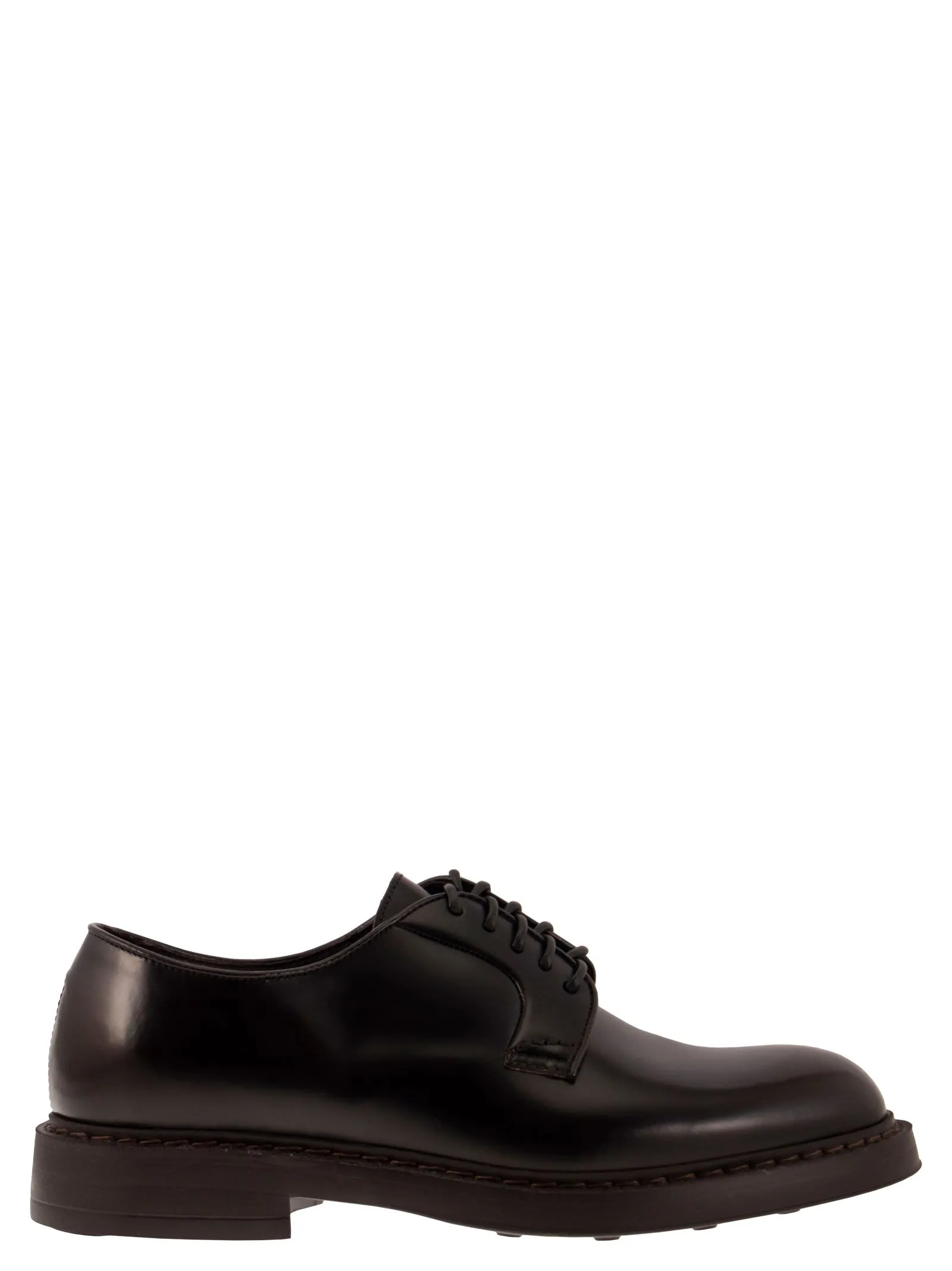 Leather Derby lace-up