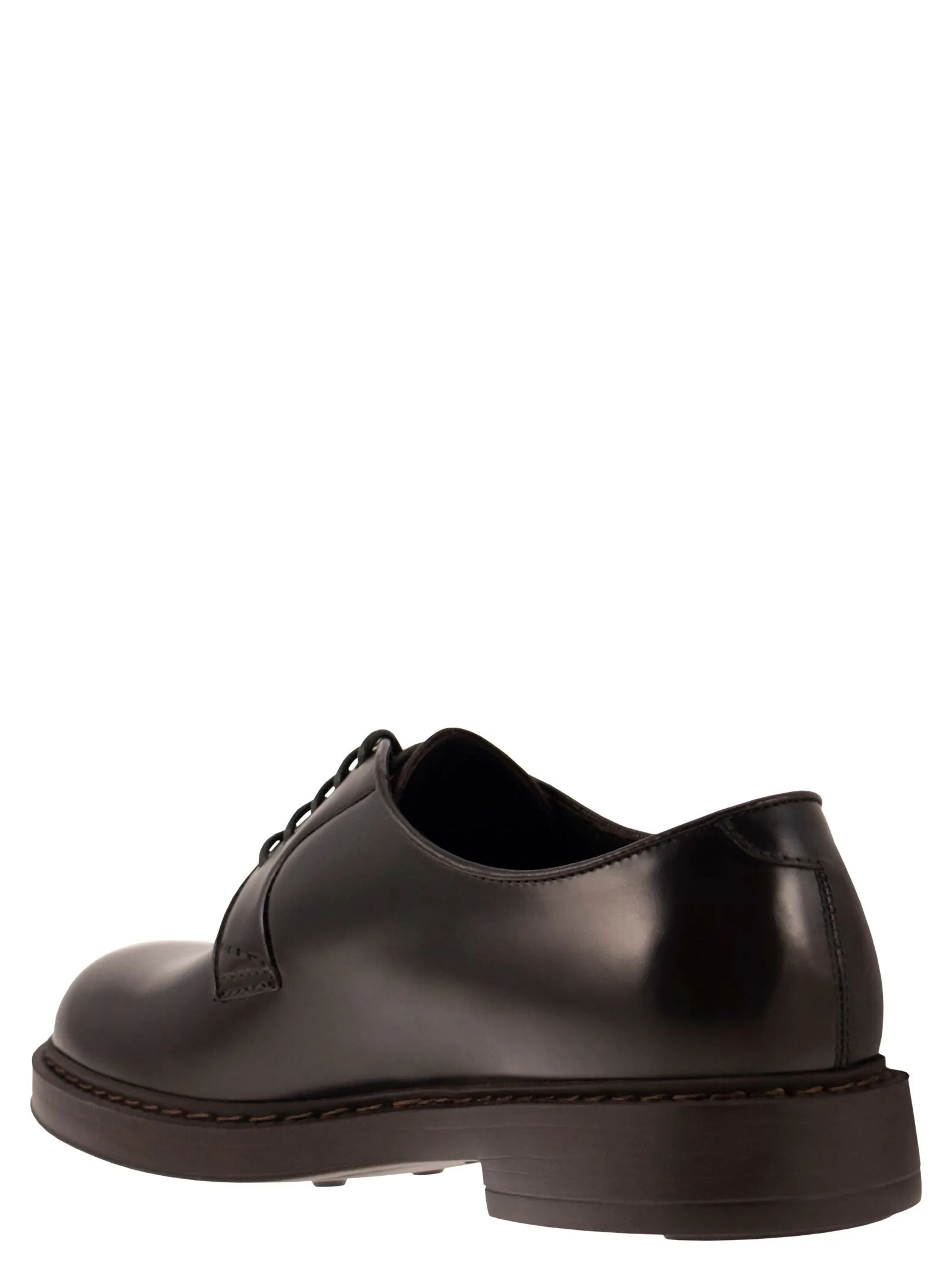 Leather Derby lace-up