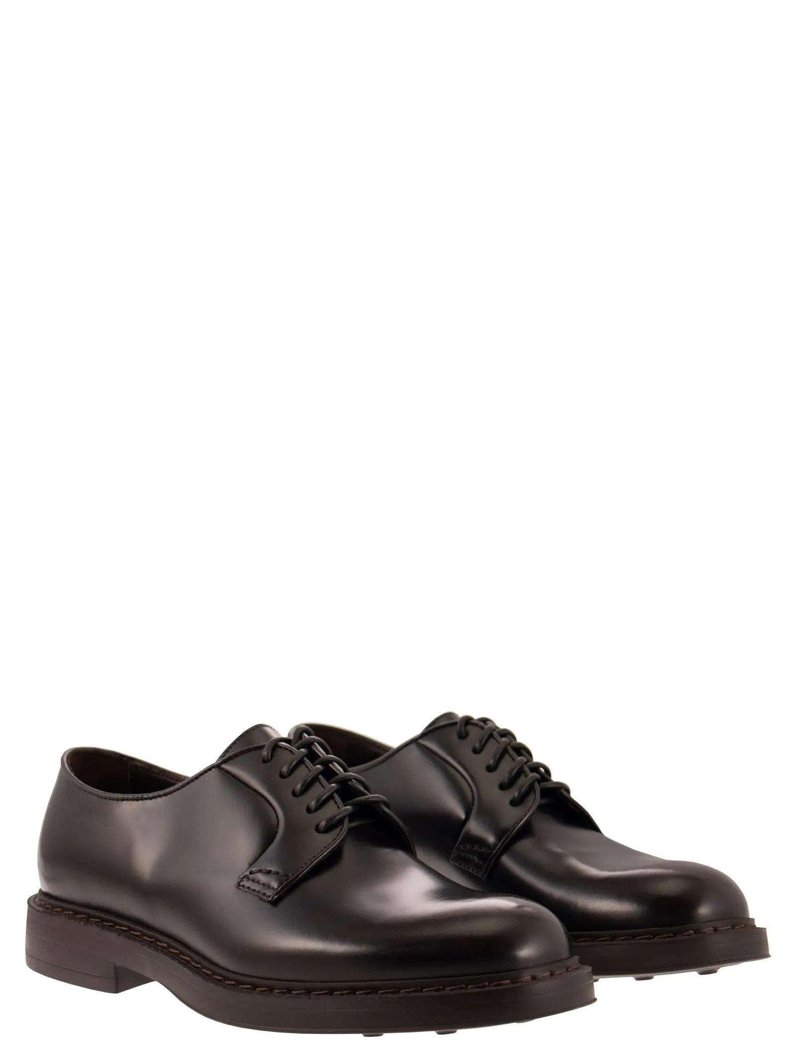 Leather Derby lace-up