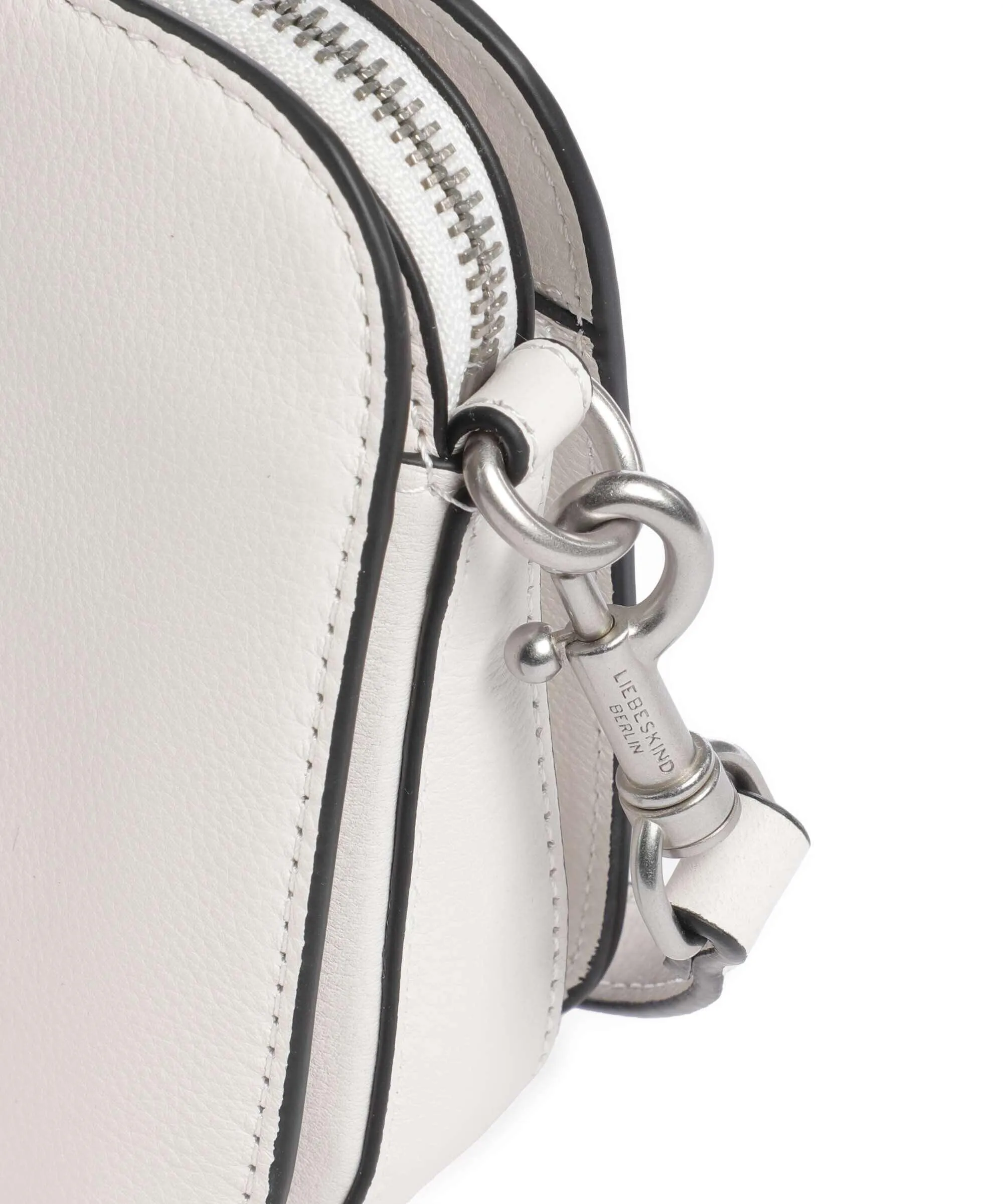  Liebeskind Harris Luka Borsa a tracolla pelle granulata bianco  