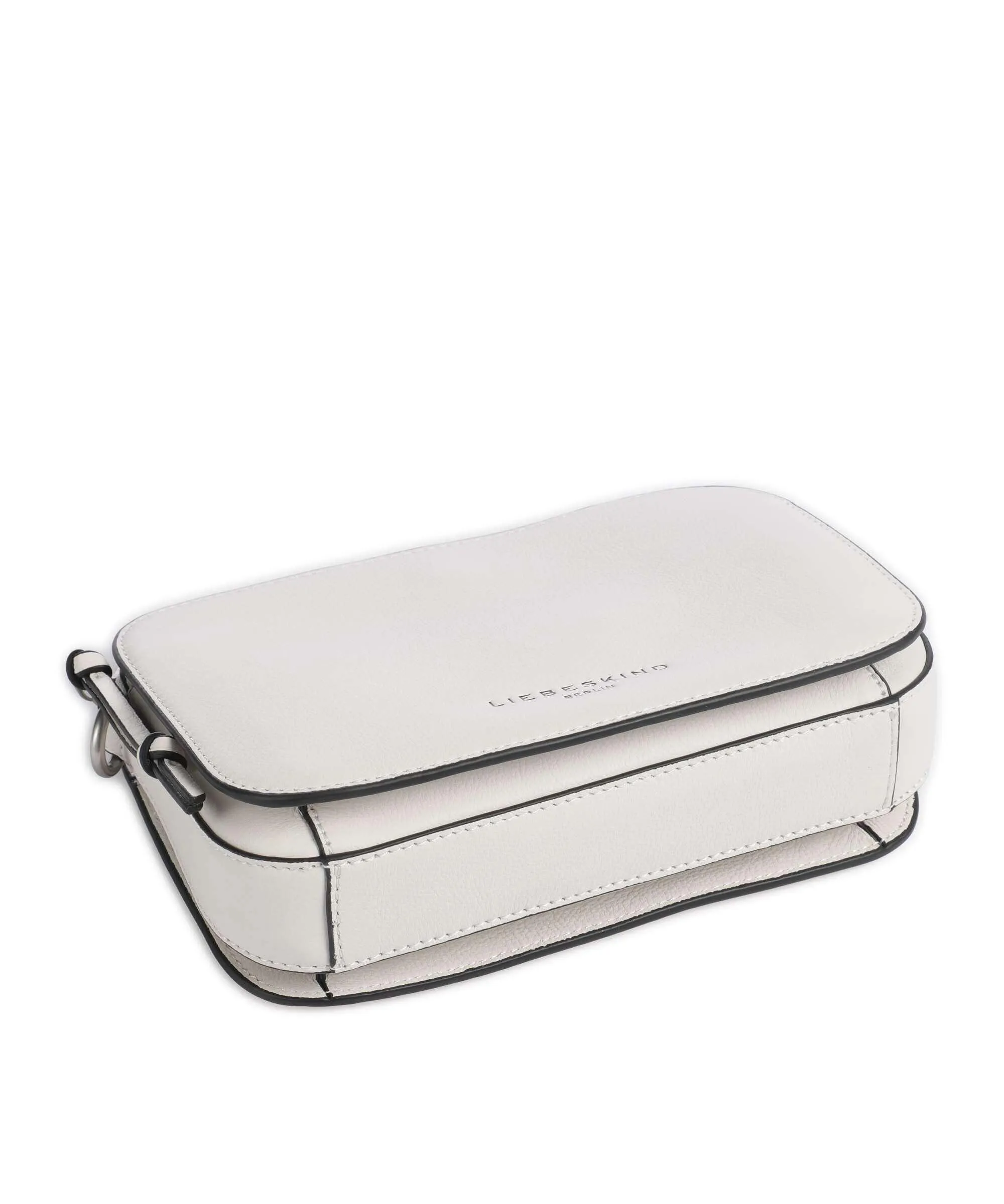  Liebeskind Harris Luka Borsa a tracolla pelle granulata bianco  