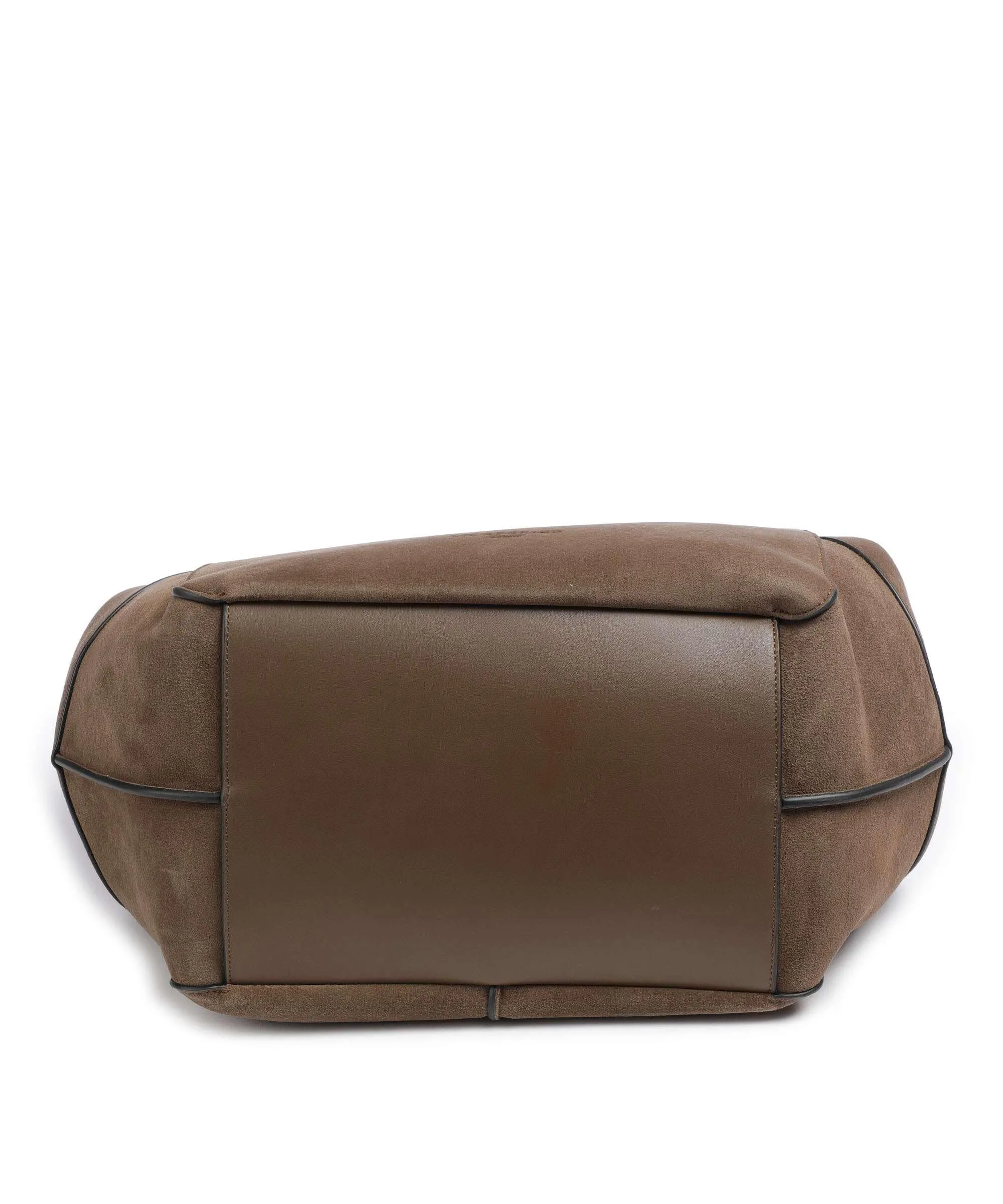  Liebeskind Lilly Hydro Suede L Borsa hobo pelle ruvida marrone scuro  