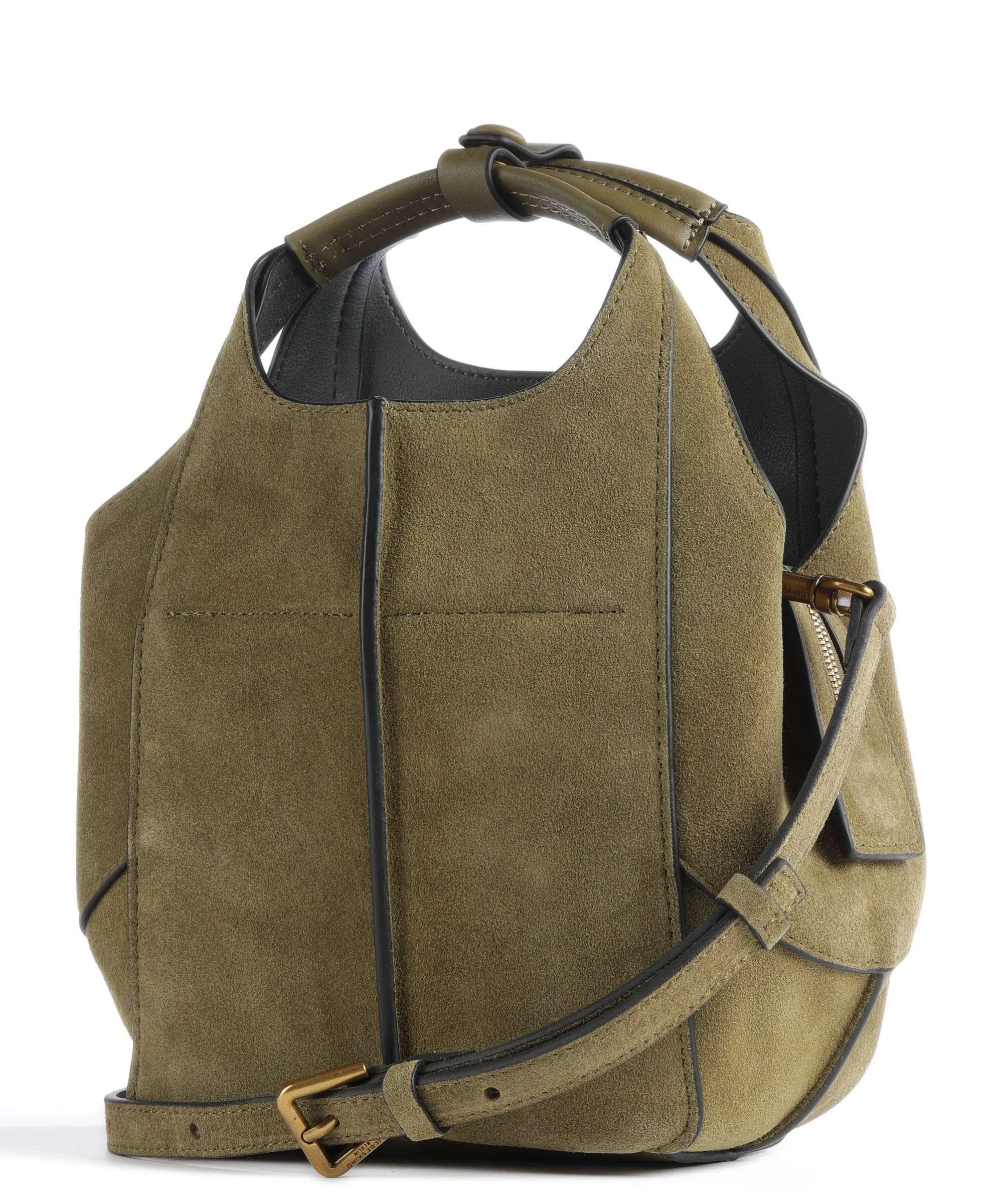  Liebeskind Lilly Hydro Suede S Borsa a tracolla pelle ruvida verde-oliva  