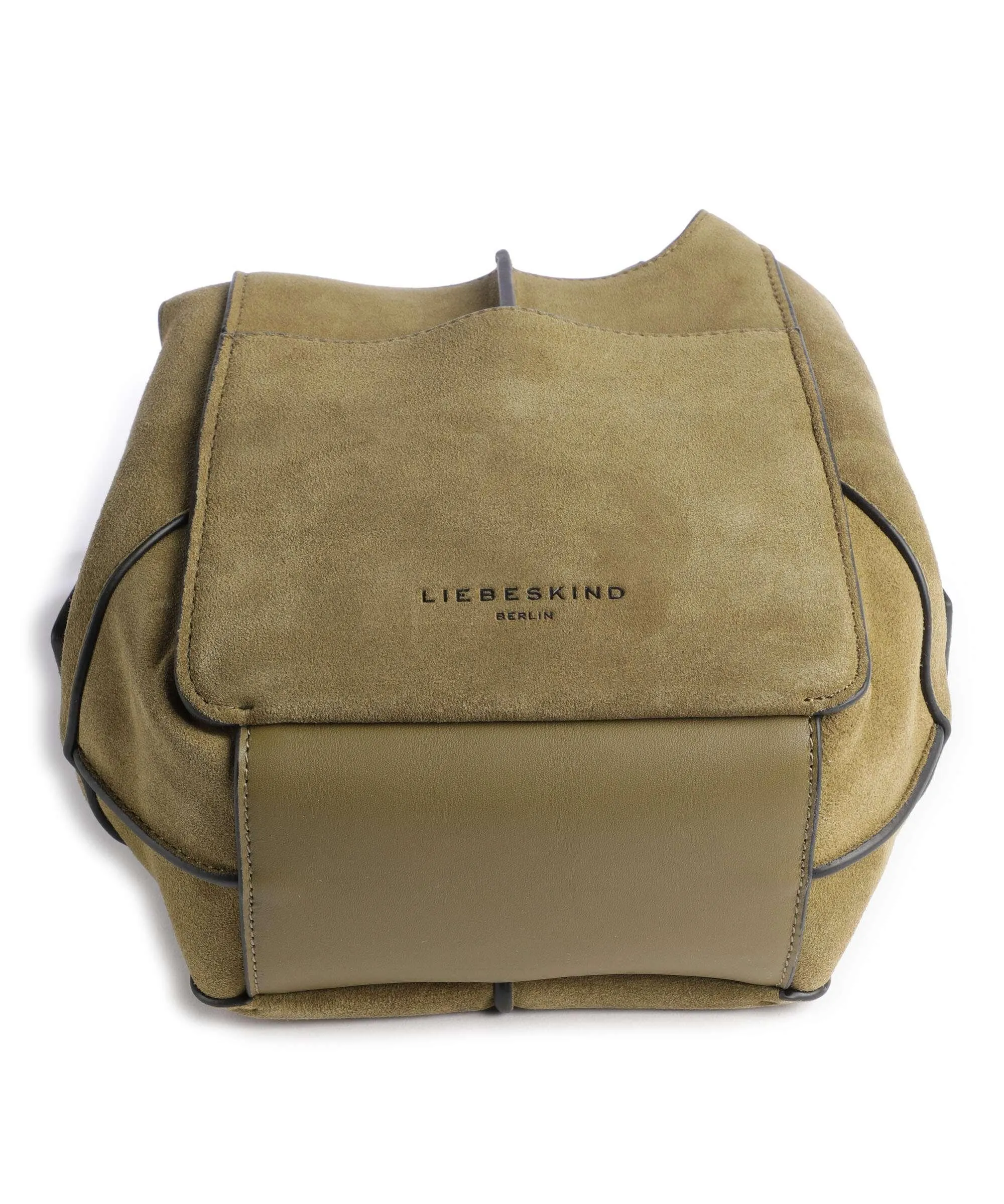  Liebeskind Lilly Hydro Suede S Borsa a tracolla pelle ruvida verde-oliva  