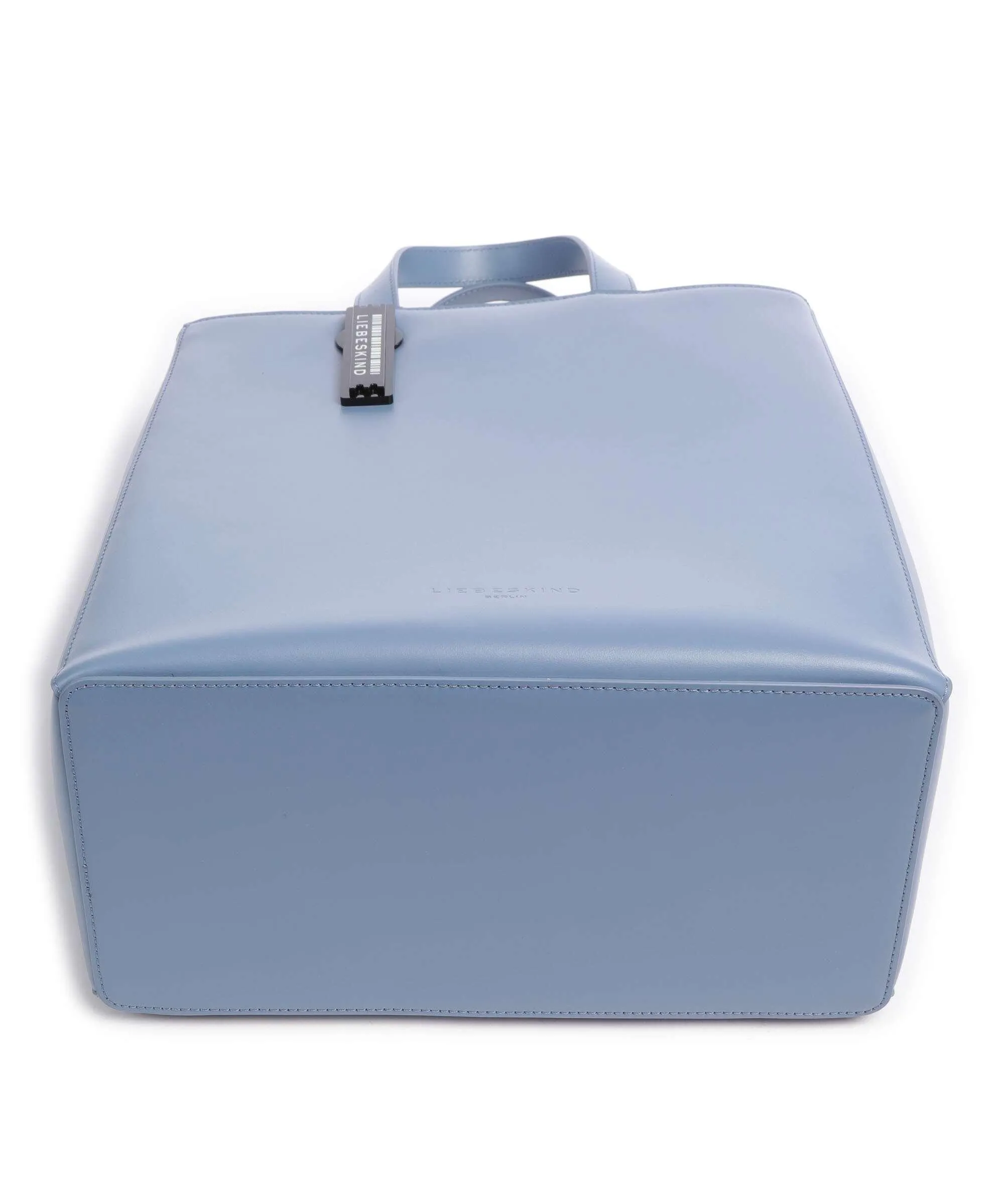  Liebeskind Paper Bag Carter M Borsa a mano pelle a grana fine blu  