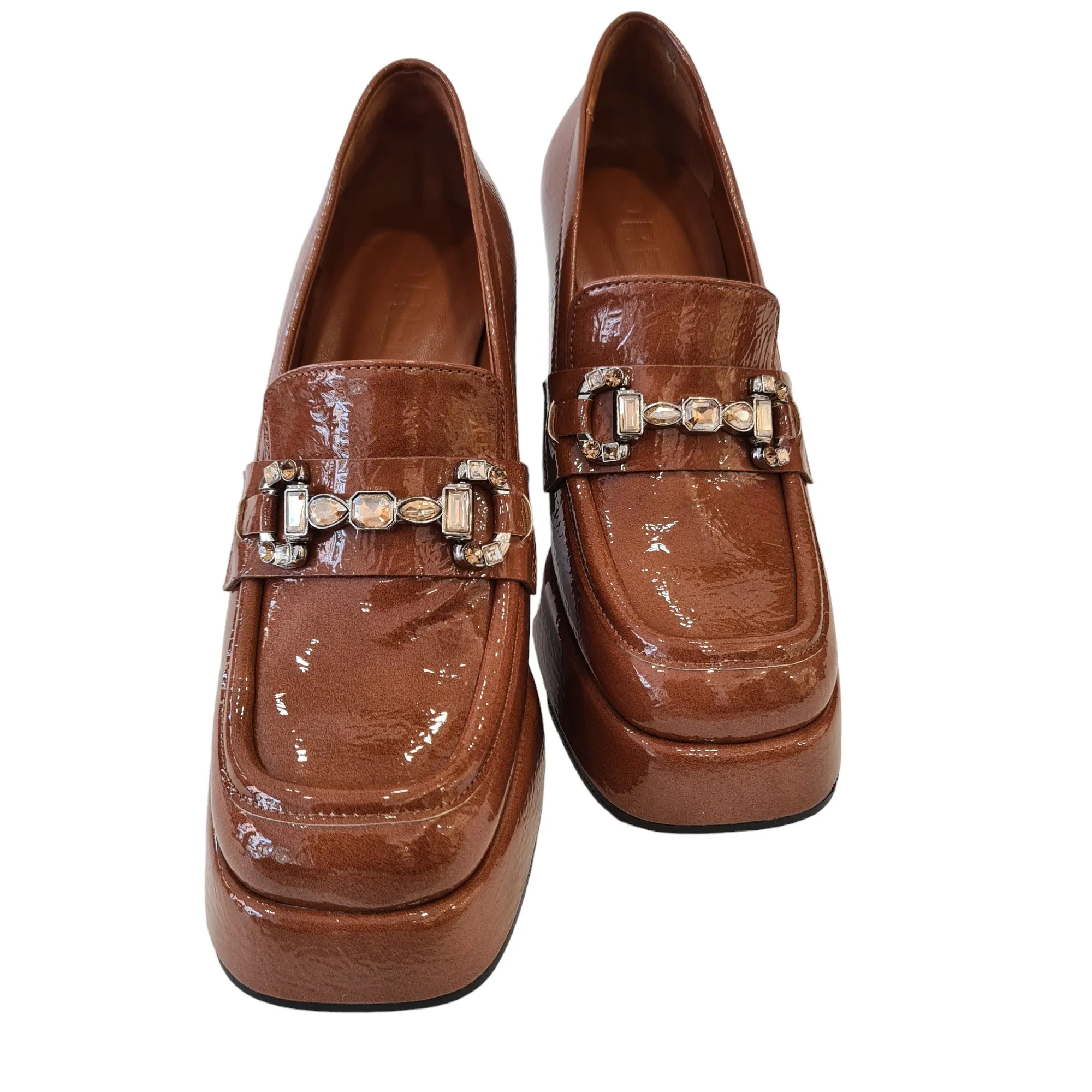 Lorenzo Mari Mocassino Donna Cuoio accessorio Catena Rif.817