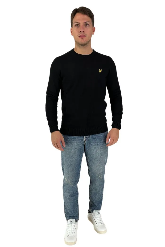 Lyle & Scott maglia girocollo cotone merino kn400vc