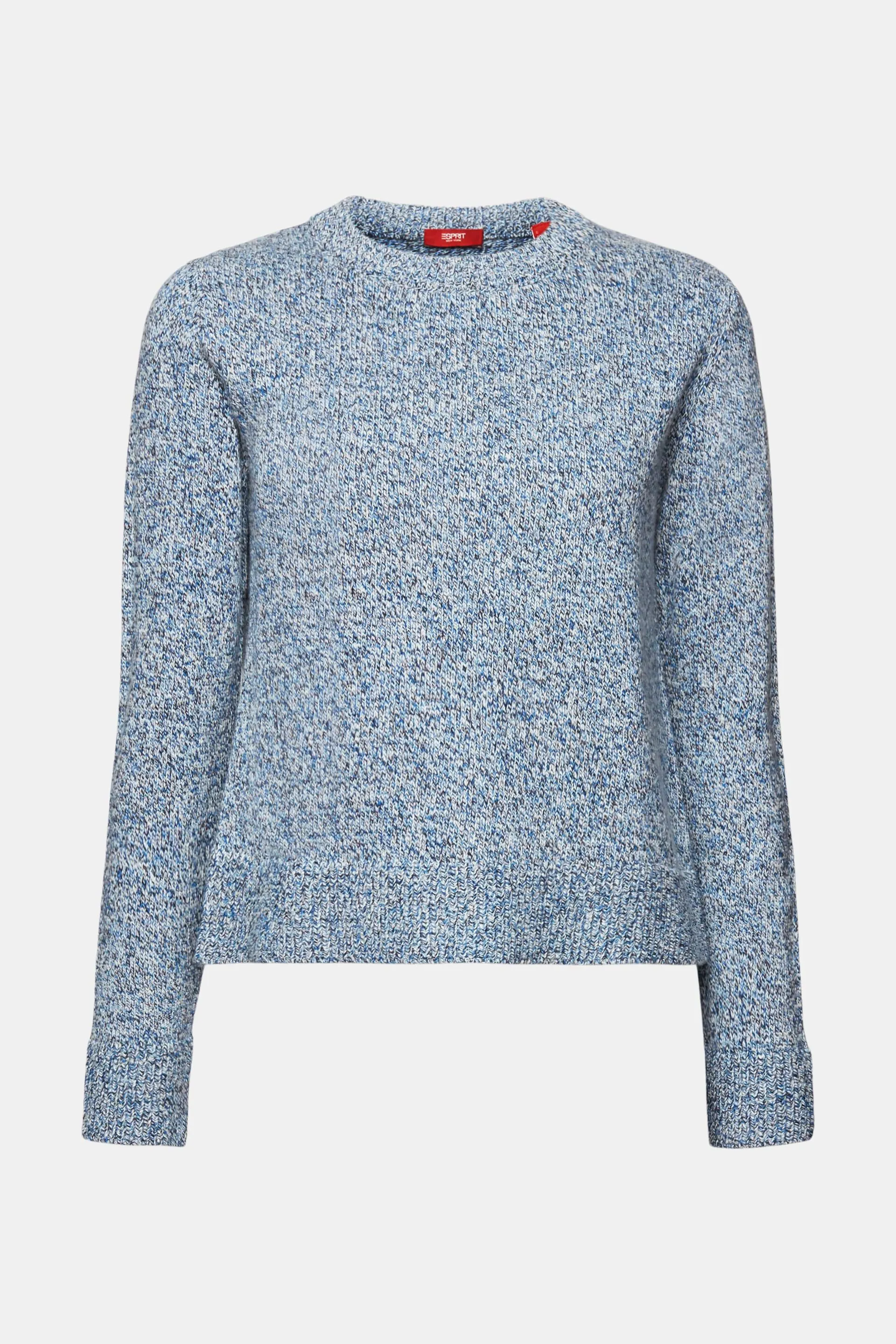 Maglia a girocollo, misto lana