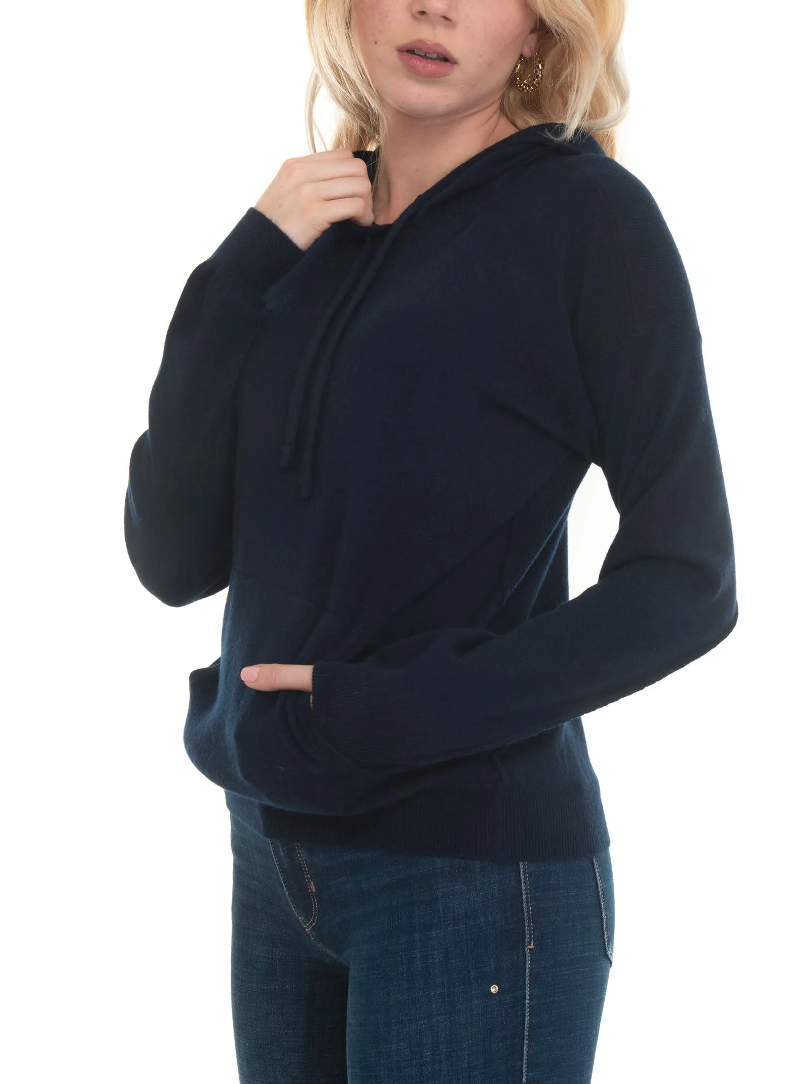 Maglia in cashmere Blu Fay Donna